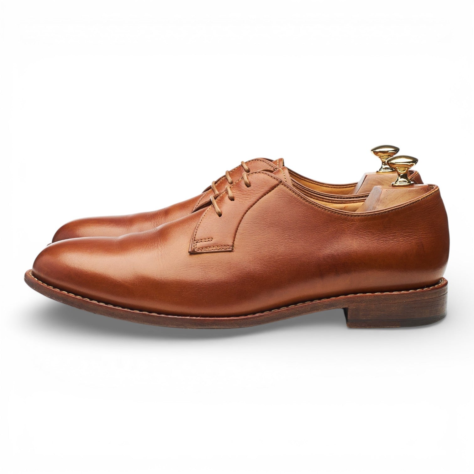 Paraboot Derby cuir marron tan 9.5 UK