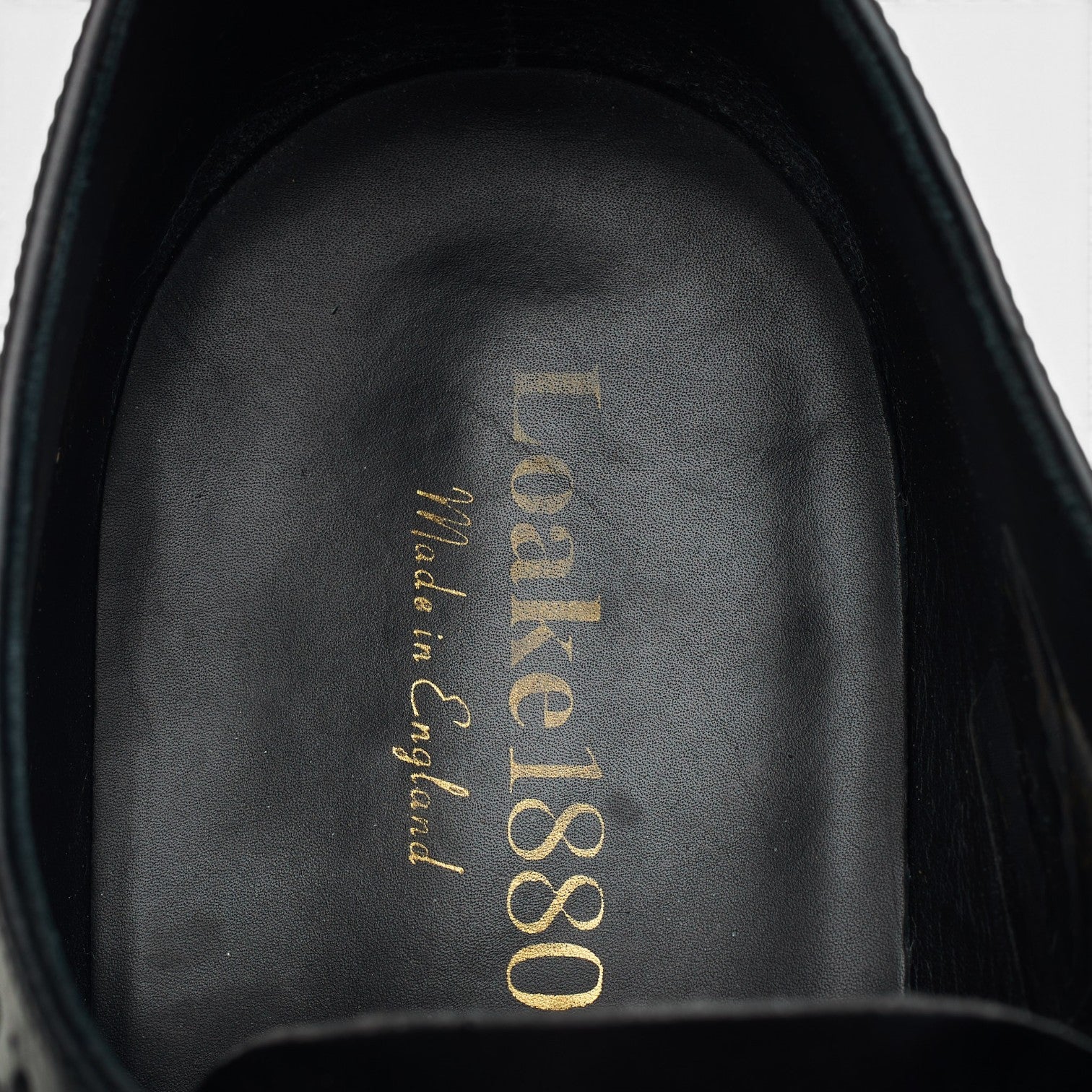 Loake 1880 Chester derby cuir noir 11