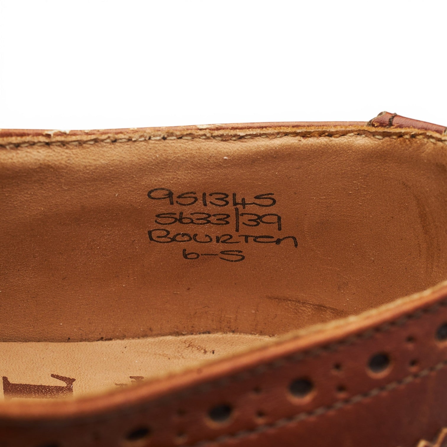 Tricker's Bourton derbies cuir marron UK 6