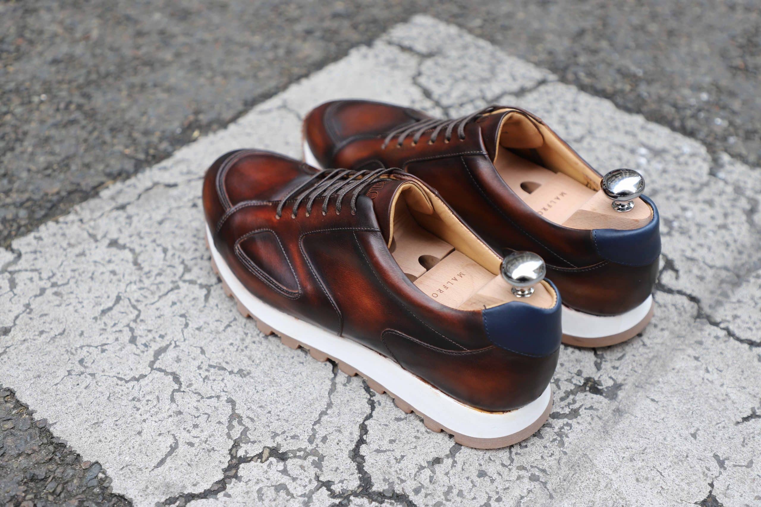 Malfroid Sneakers n°310 baskets cuir semelle caoutchouc