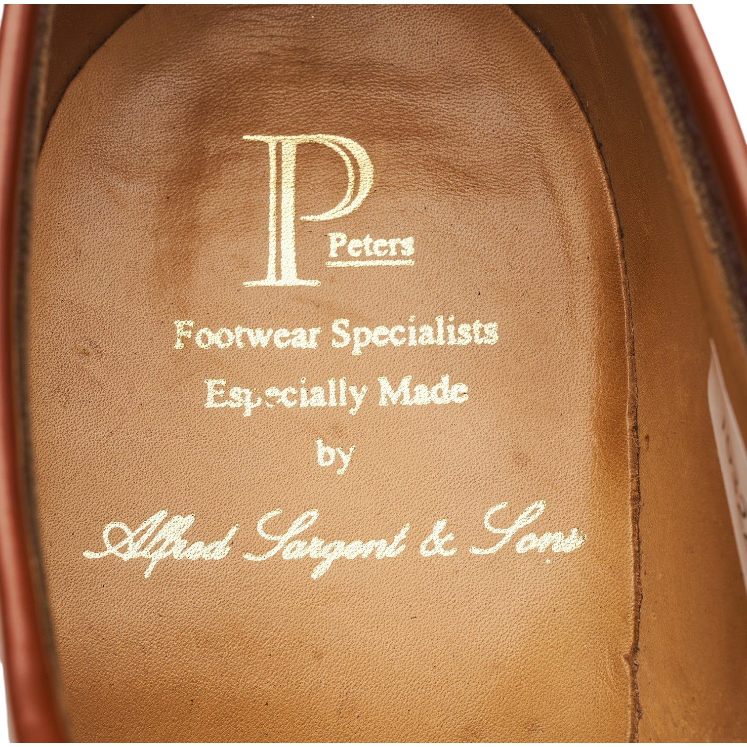 Alfred Sargent derby cuir marron uni 7 UK large