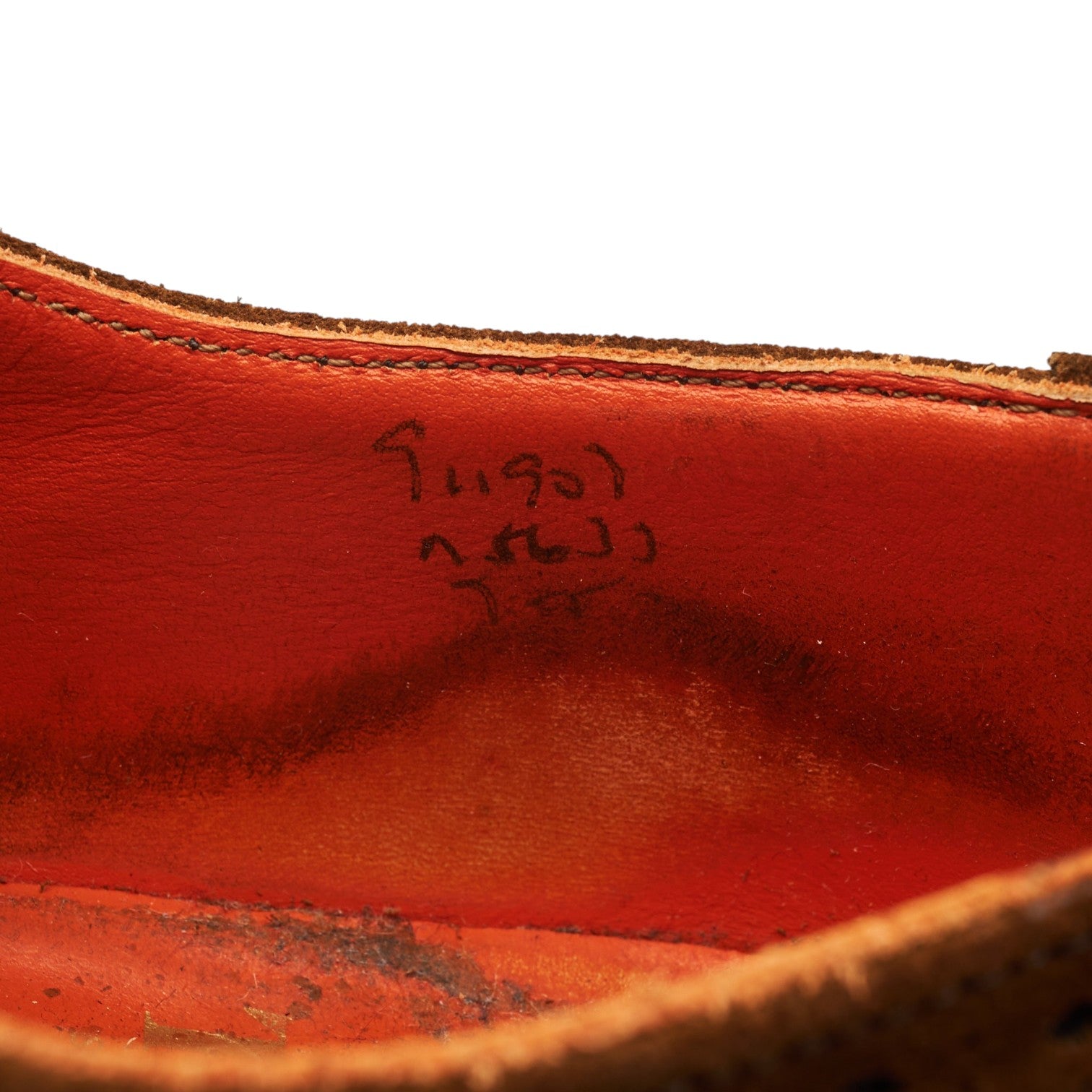 Tricker's Bourton derby daim marron UK 7
