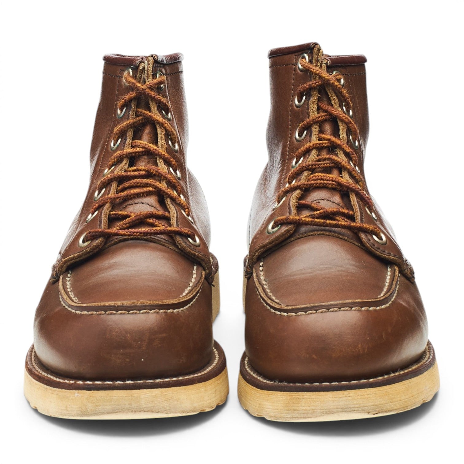 Red Wing boots moc toe cuir marron femme pointure UK 6