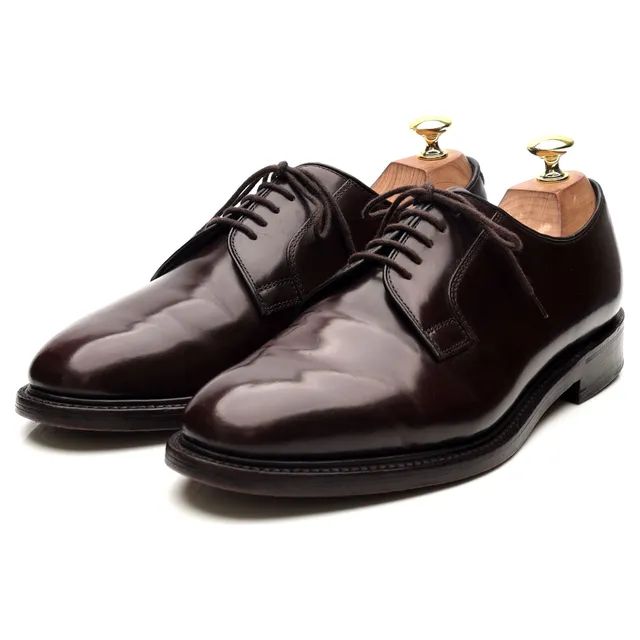 Loake 771 derby cuir bordeaux UK 7.5