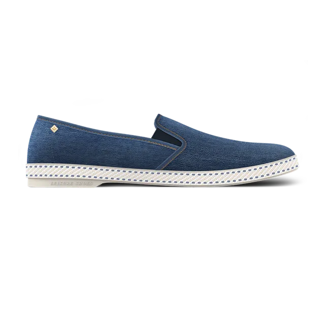 Rivieras Classic Jean Bleu espadrilles bleu denim