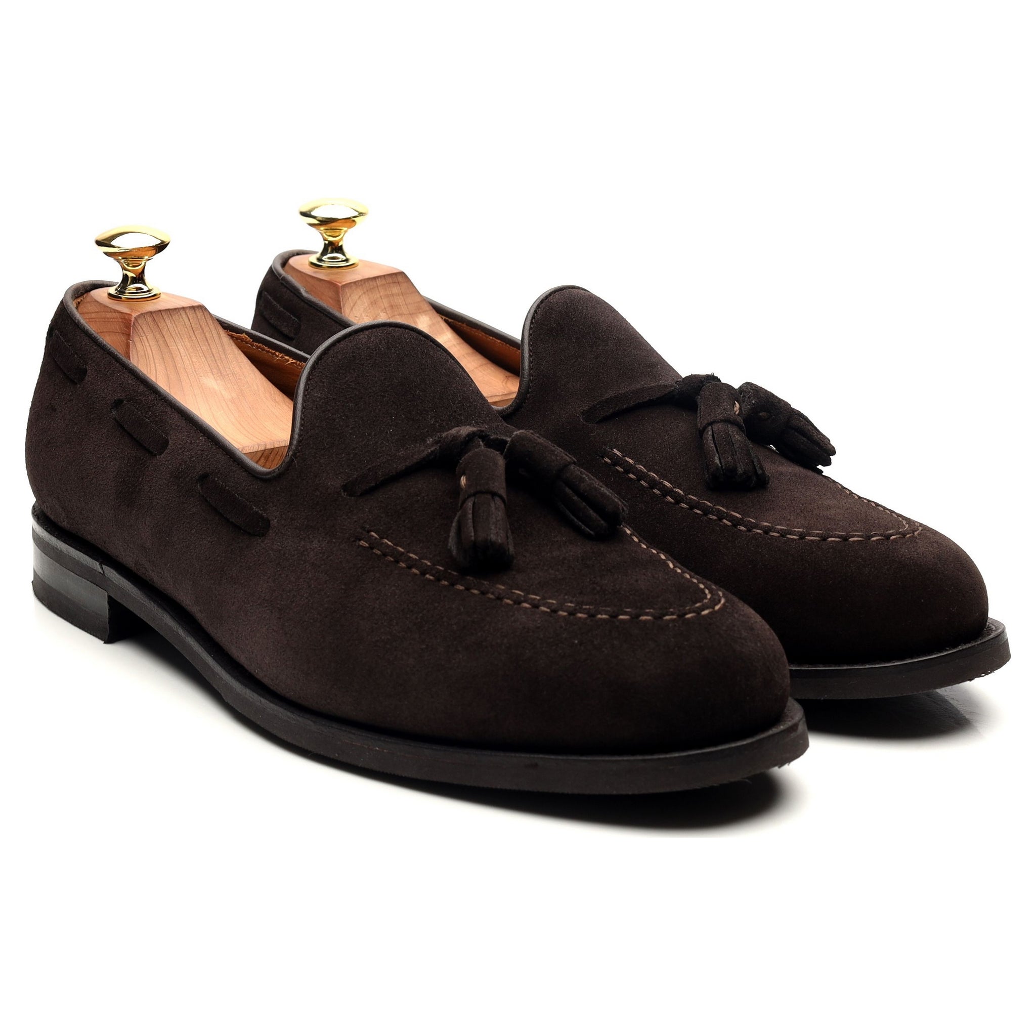 Morjas Mocassin à glands daim marron 8.5 UK
