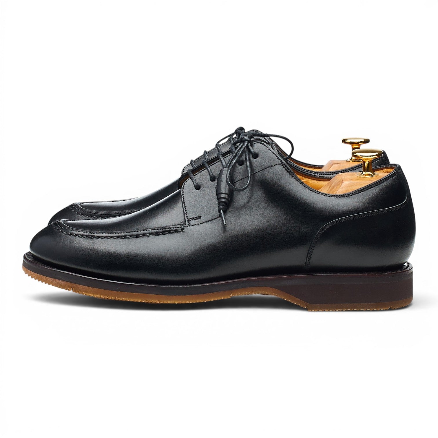Shipton & Heneage Split Toe derby cuir noir UK 6 caoutchouc