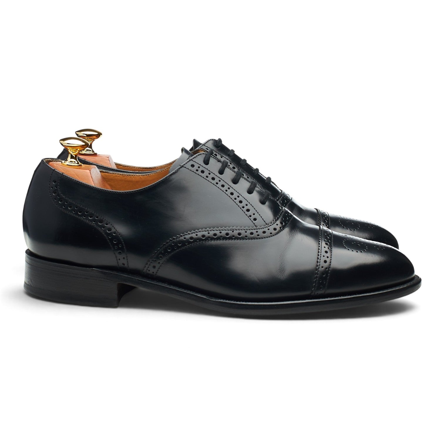 Barker Alfred richelieu cuir noir UK 9 large