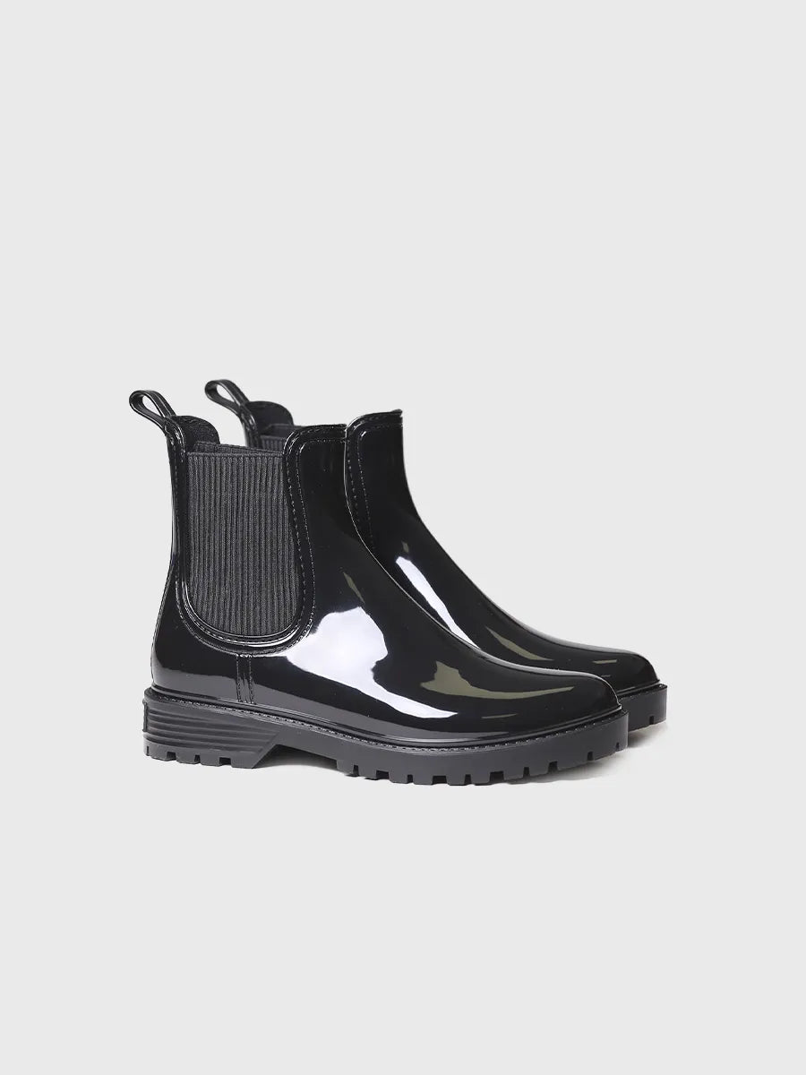 Toni Pons Cavan botte pluie femme noire