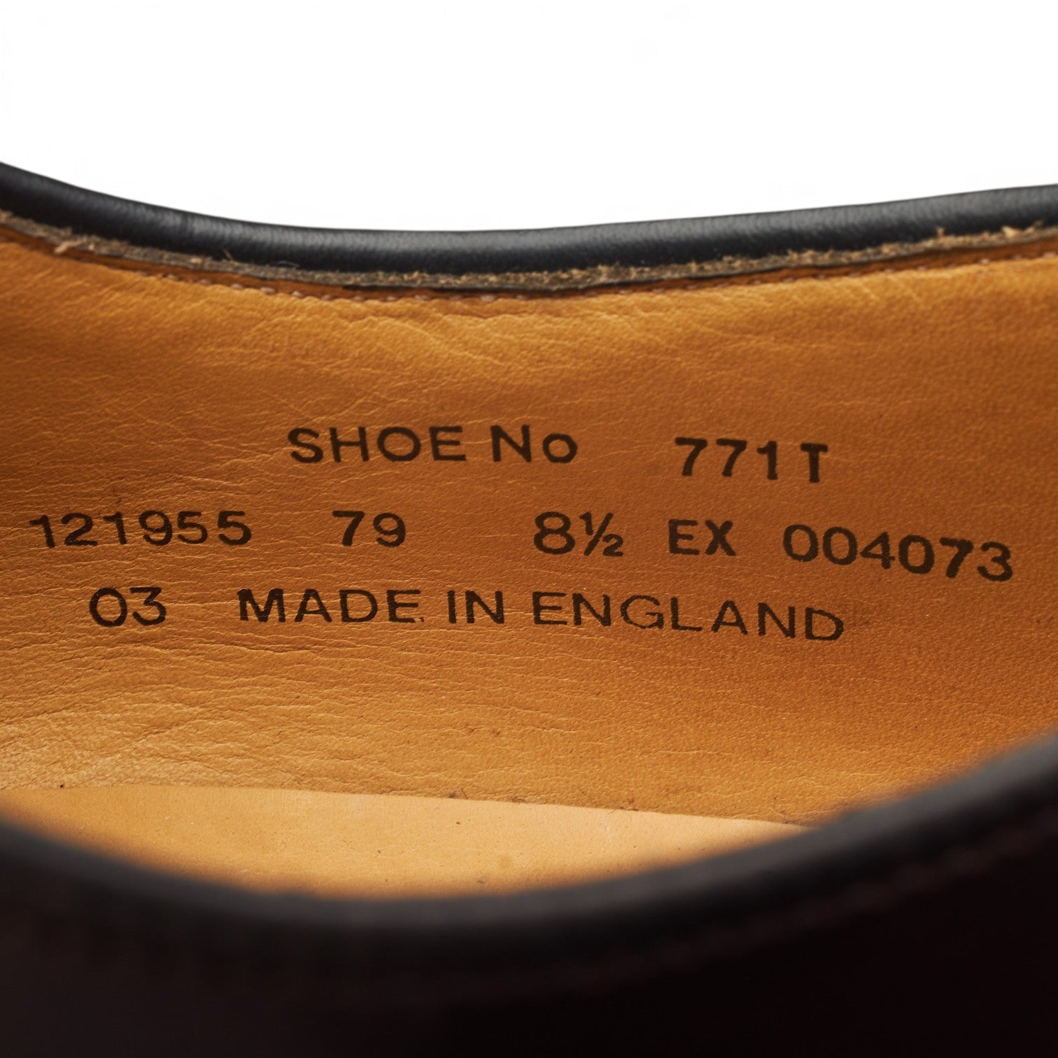 Loake 771 derby cuir bordeaux UK 8.5