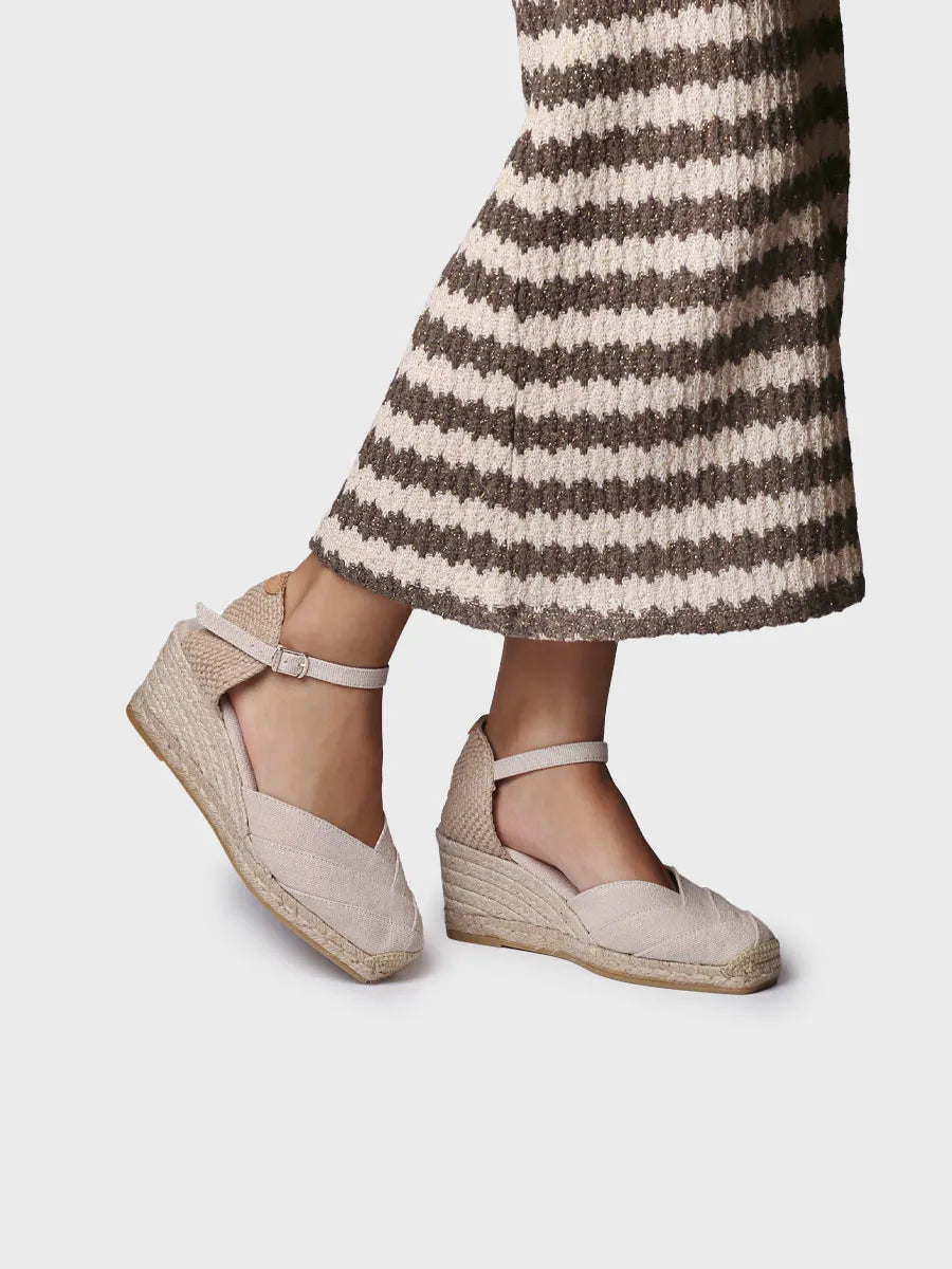 Toni Pons Clara espadrille compensée femme toile 6 cm