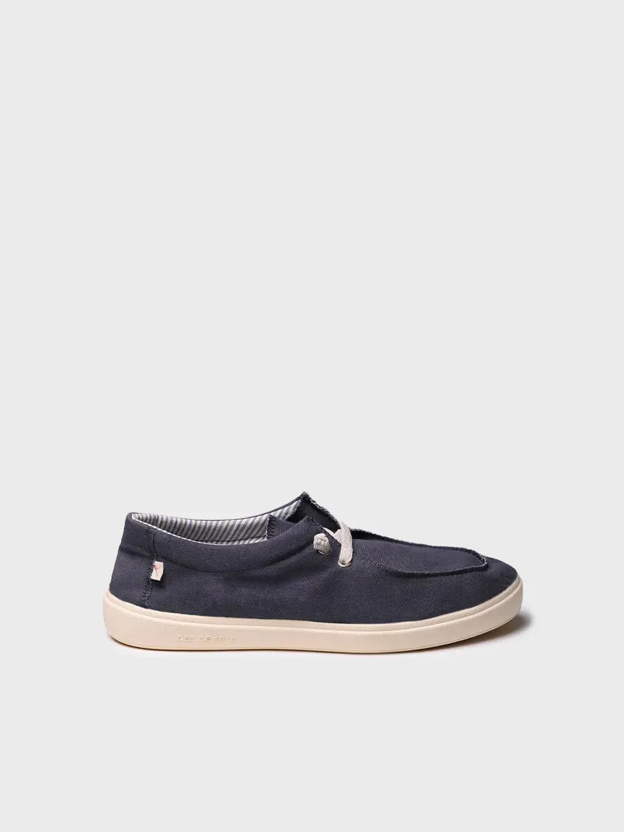 Toni Pons Ian chaussure homme toile coton bleu marine