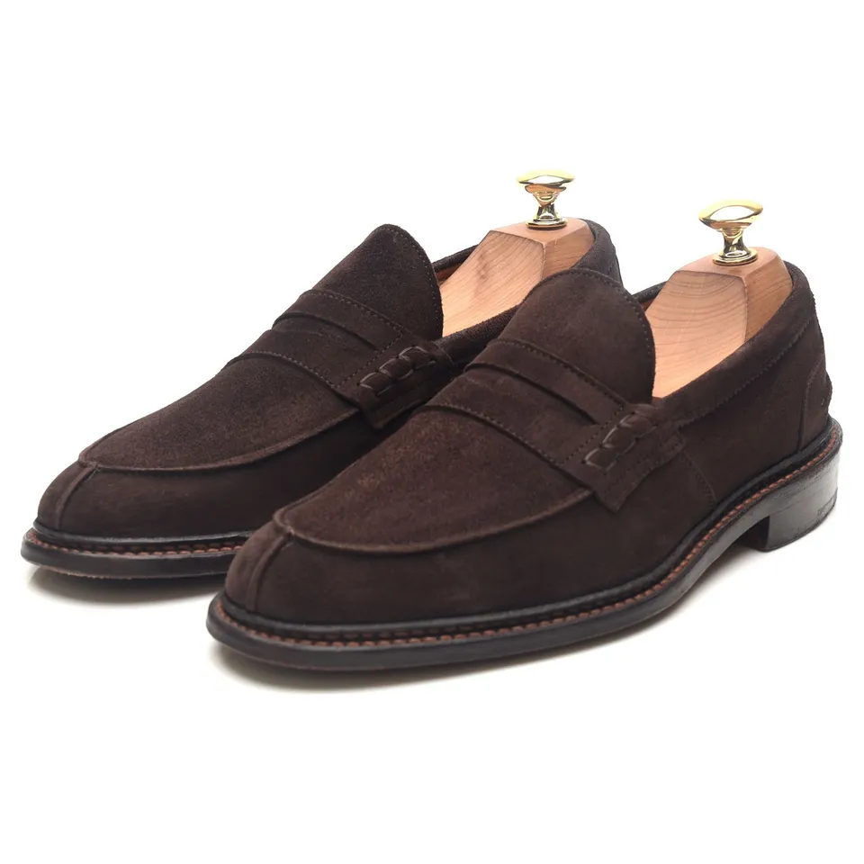 Tricker's Eva mocassin femme suède marron UK 6.5
