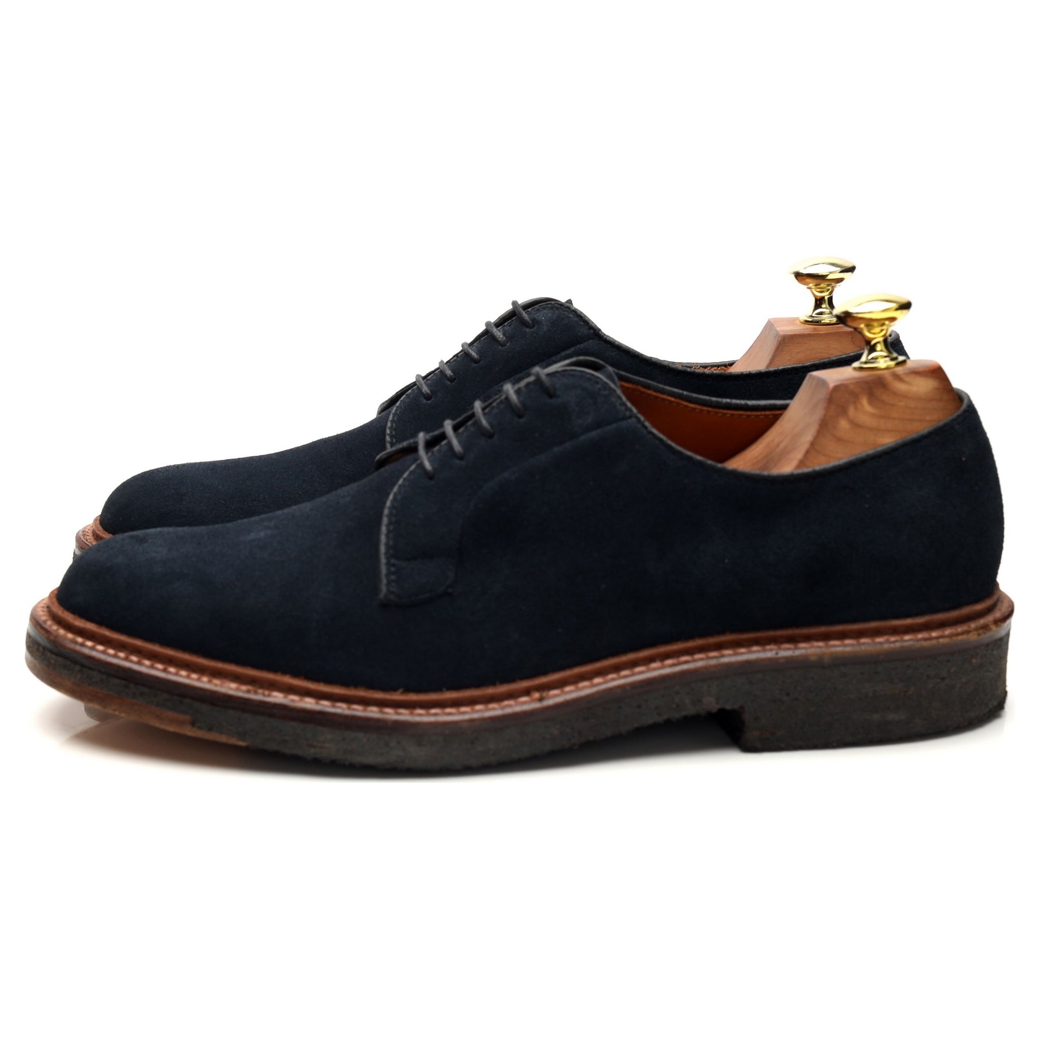 Alden M5405 derby daim bleu marine pointure UK 6.5
