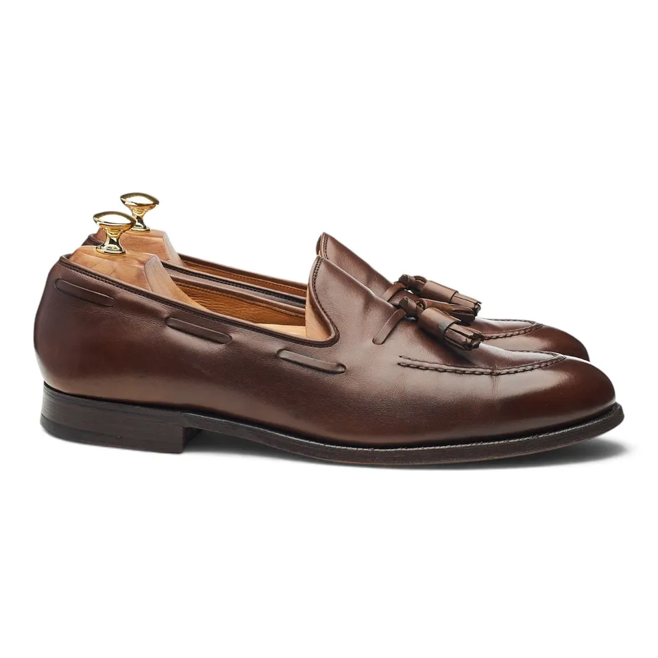 Crockett & Jones Cavendish 2 mocassins cuir marron UK 10
