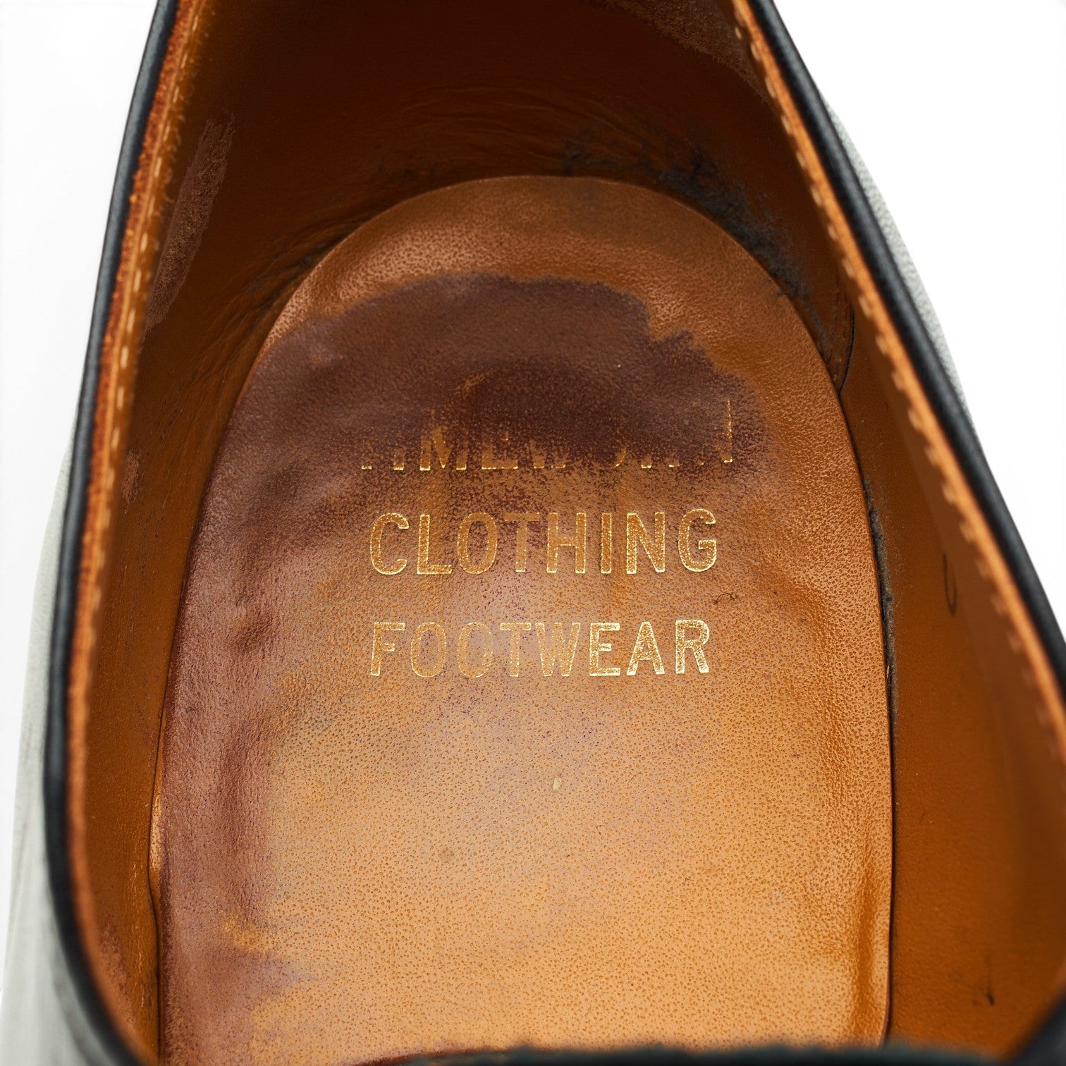 Timeworn Clothing Lot 6290 derby cuir noir 10.5