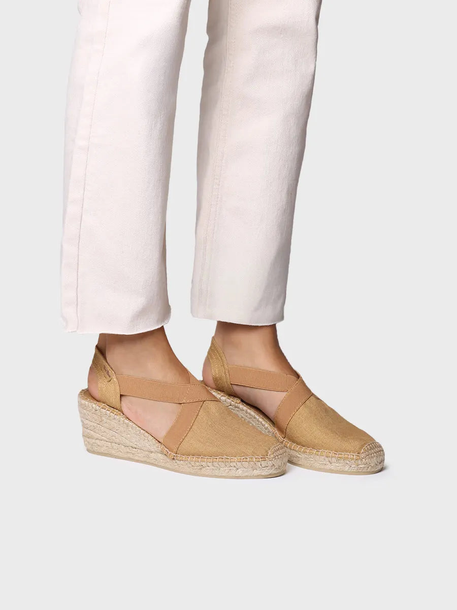 Toni Pons Ter espadrilles compensées coton vegan