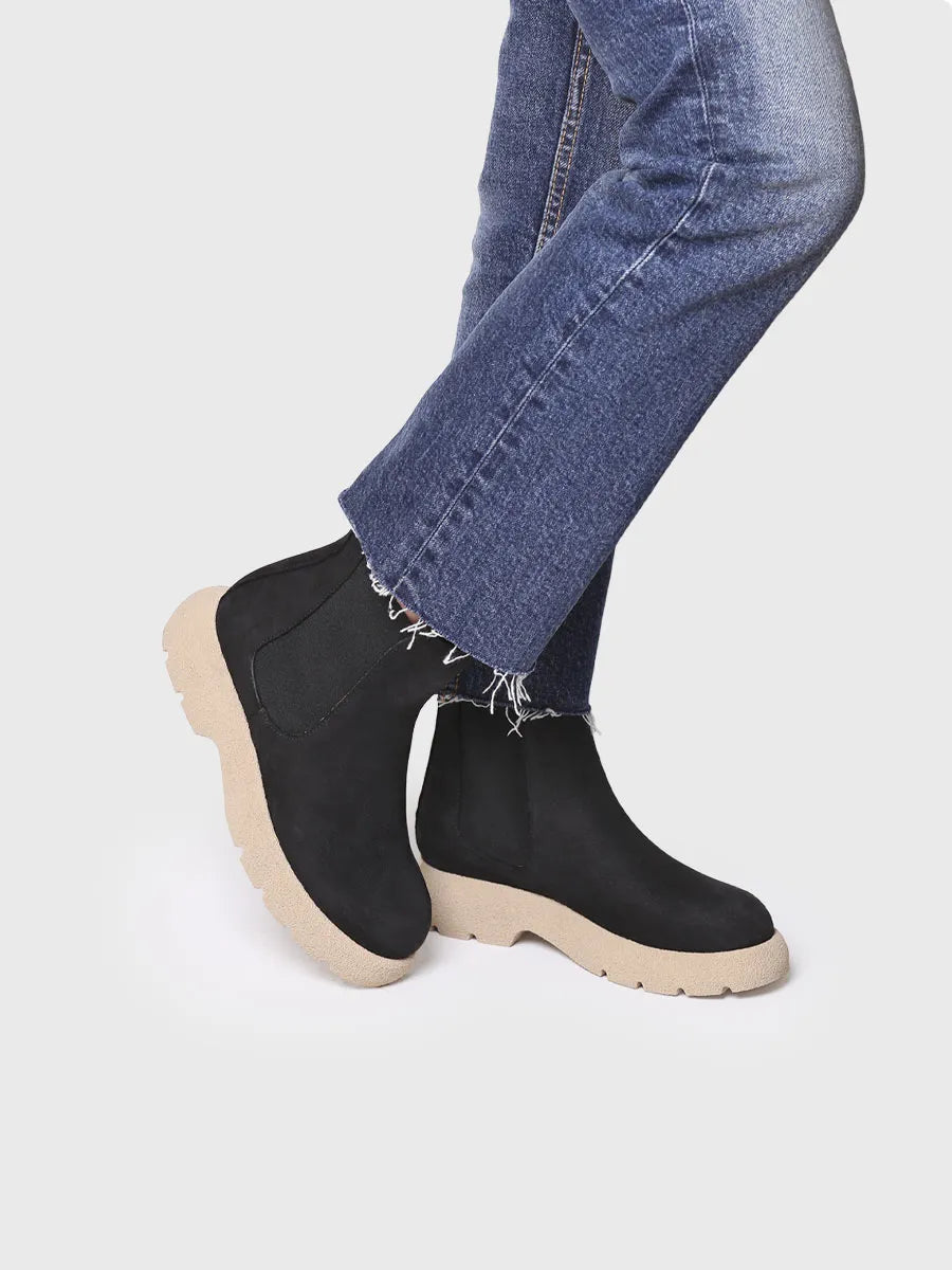 Toni Pons Davinia boots cuir nubuck noires