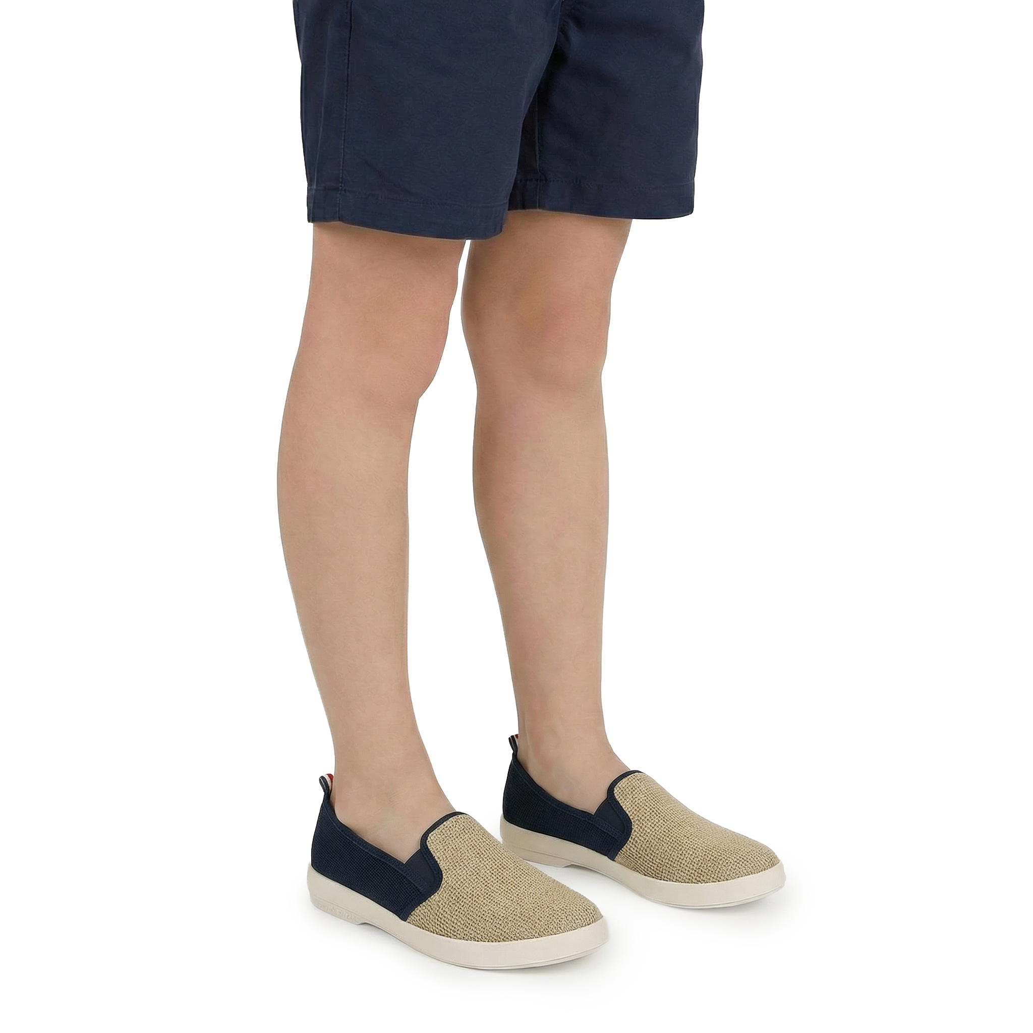 Rivieras Classic Enfant Nudude espadrilles marine raphia