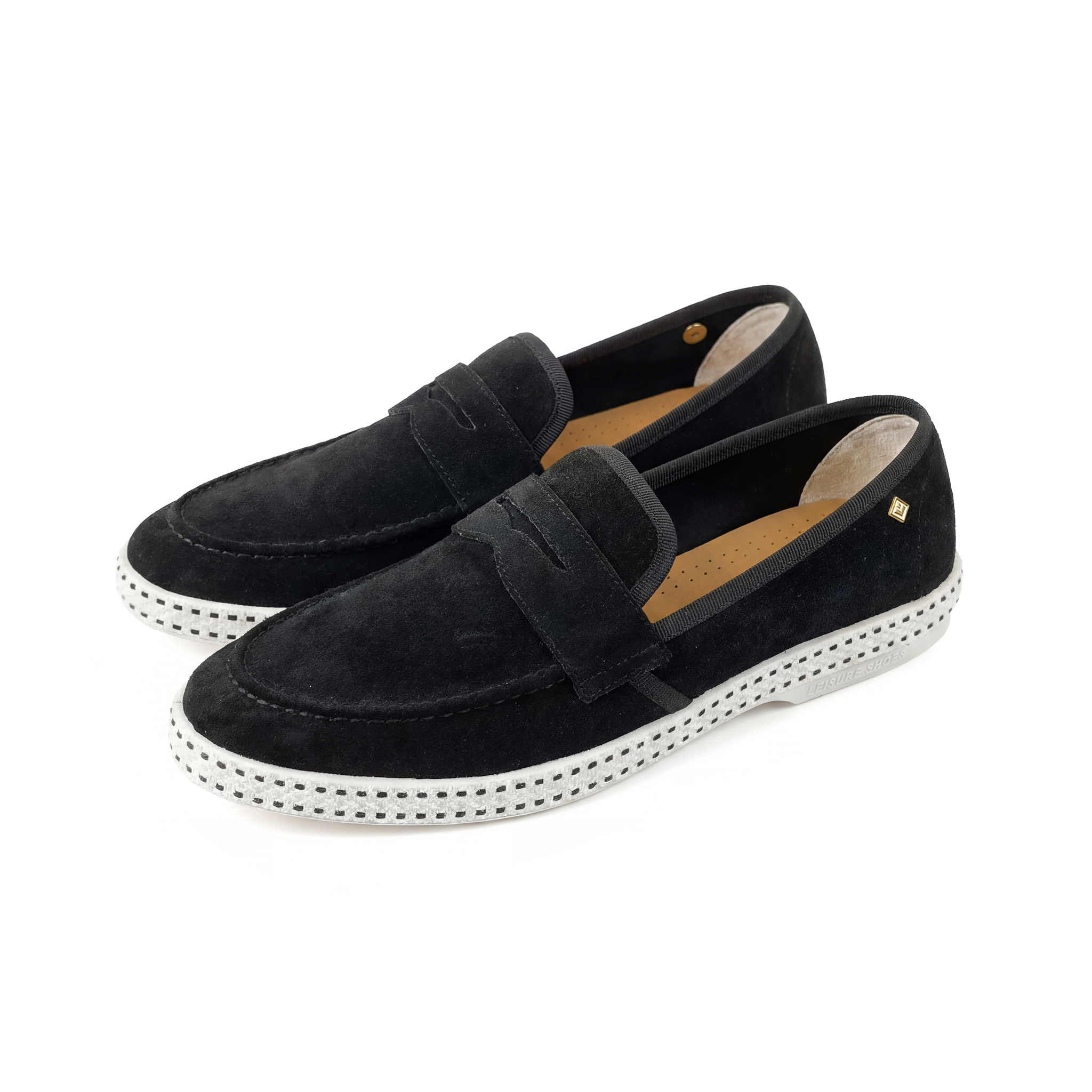 Rivieras Classic 1621 mocassin cuir noir