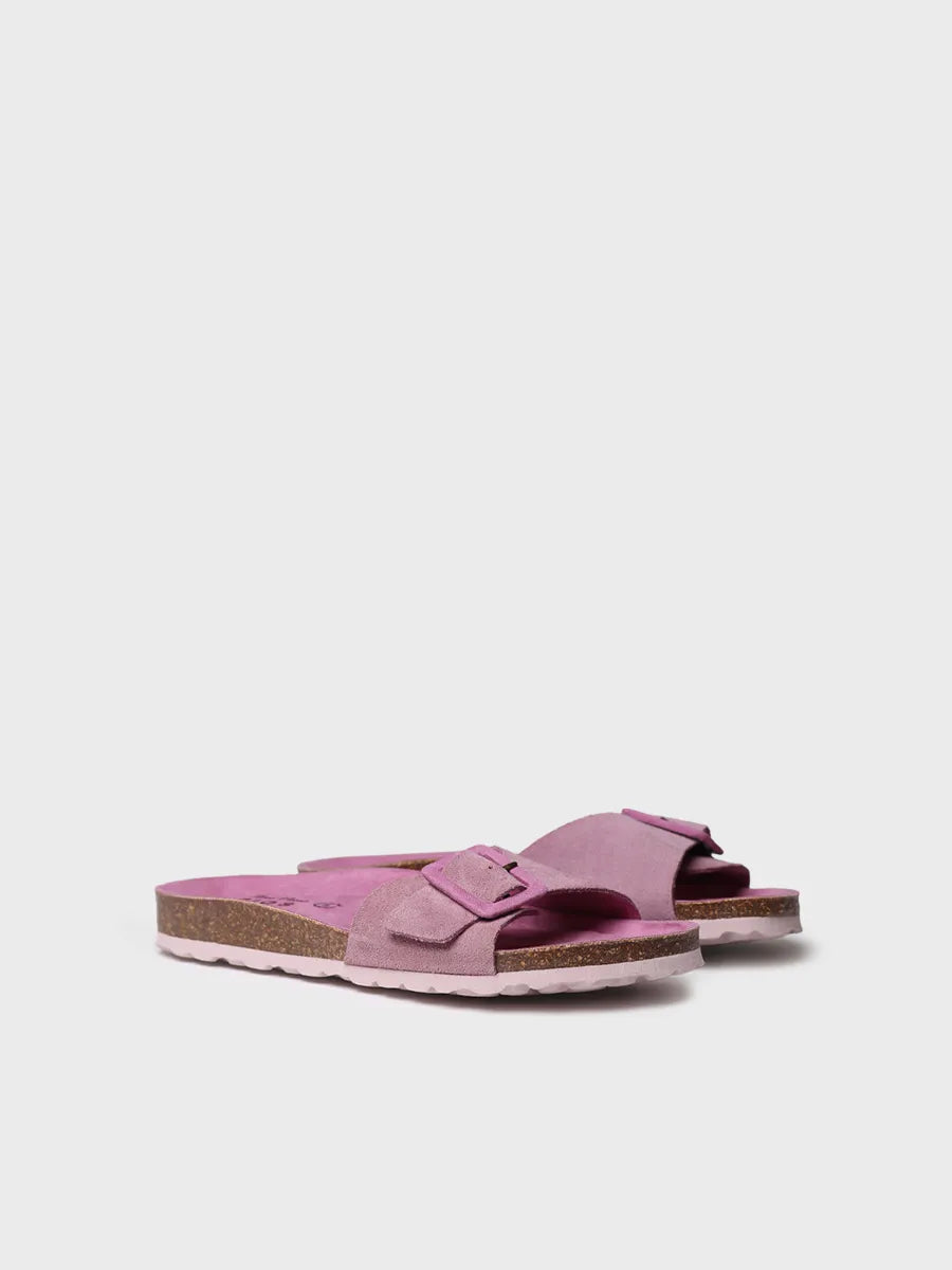 Toni Pons Glide-QT sandale bio liège boucle lavande
