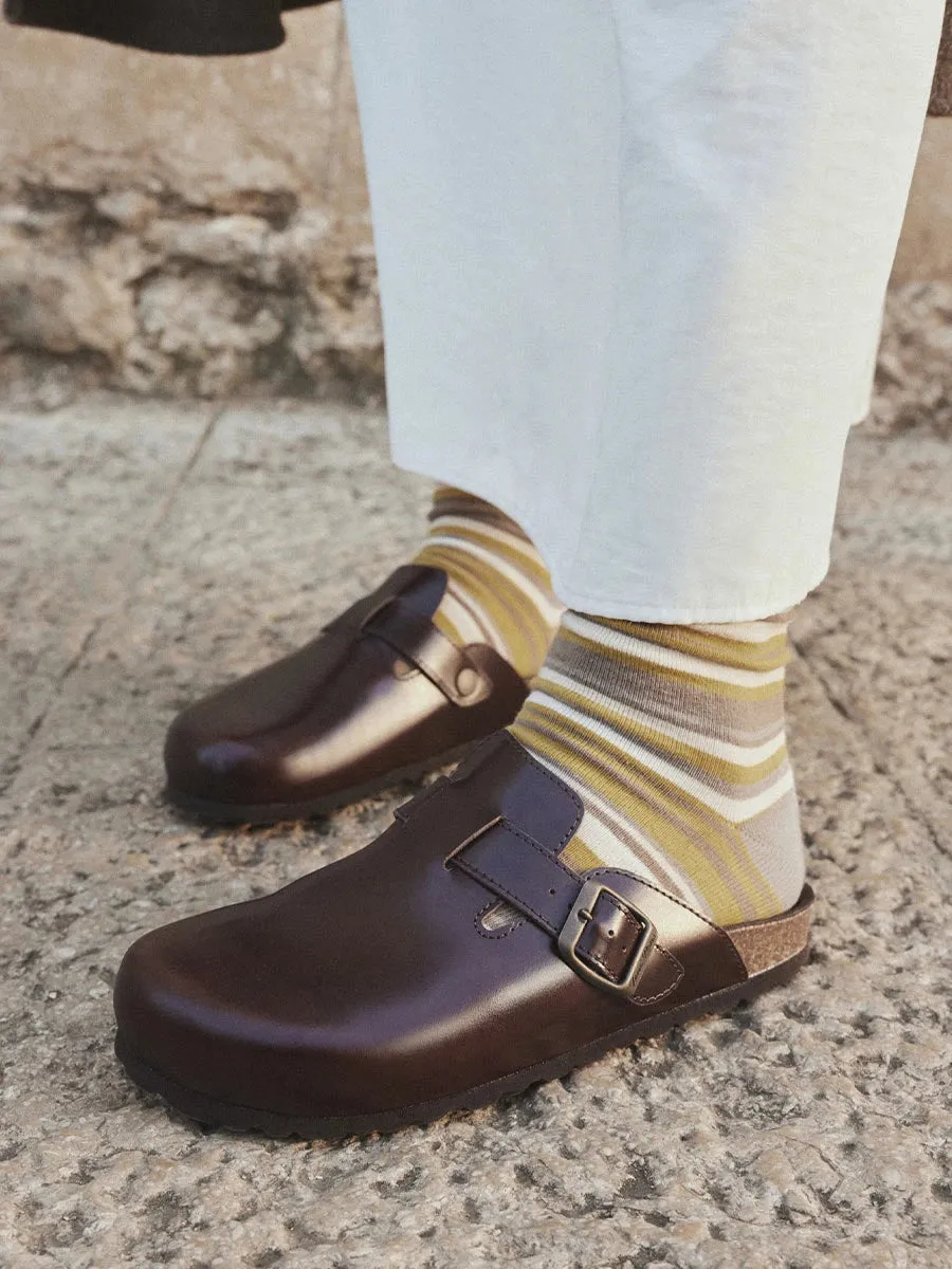 Toni Pons Quel-An chaussettes coton rayées mixtes