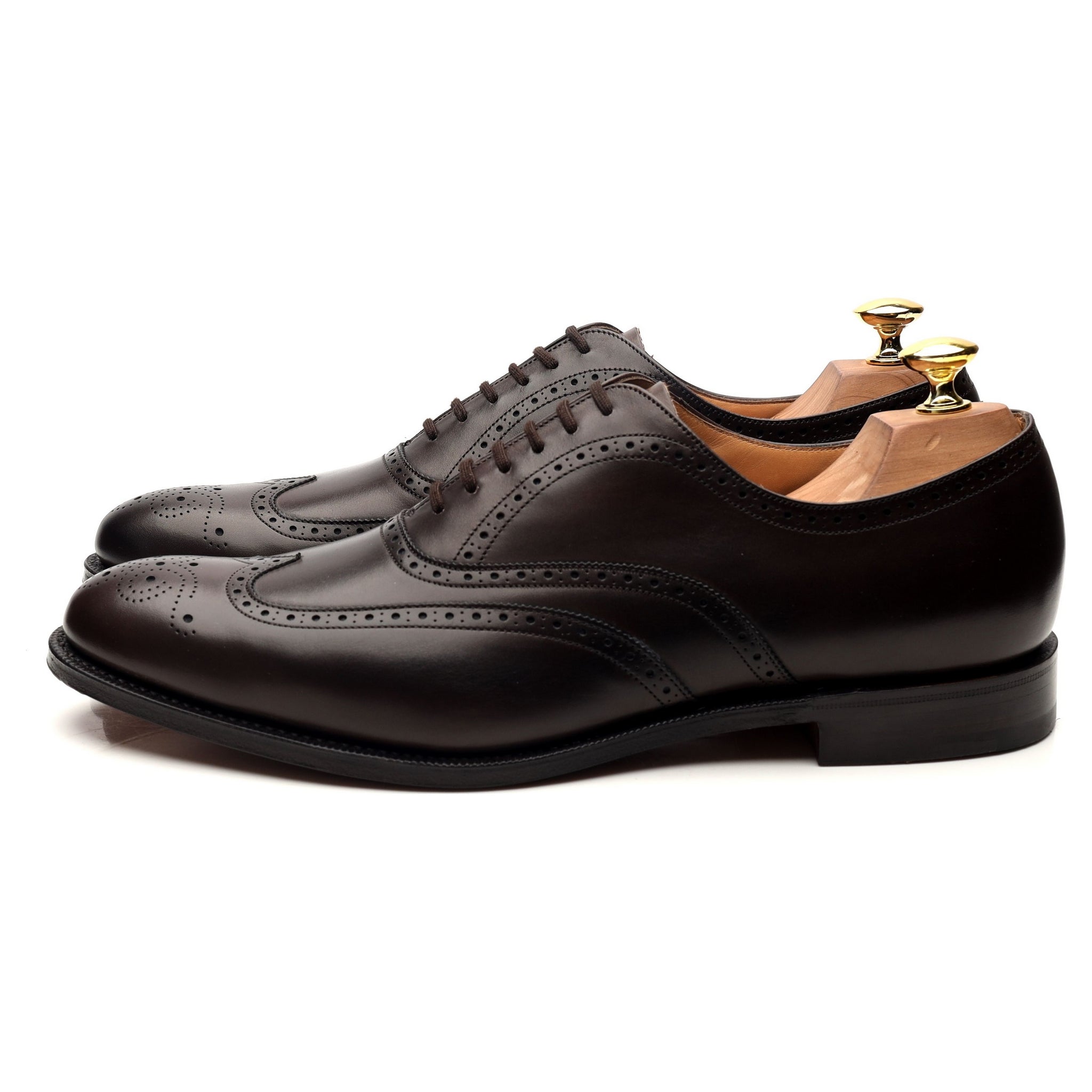 Church's Berlin derbies cuir marron foncé UK 8