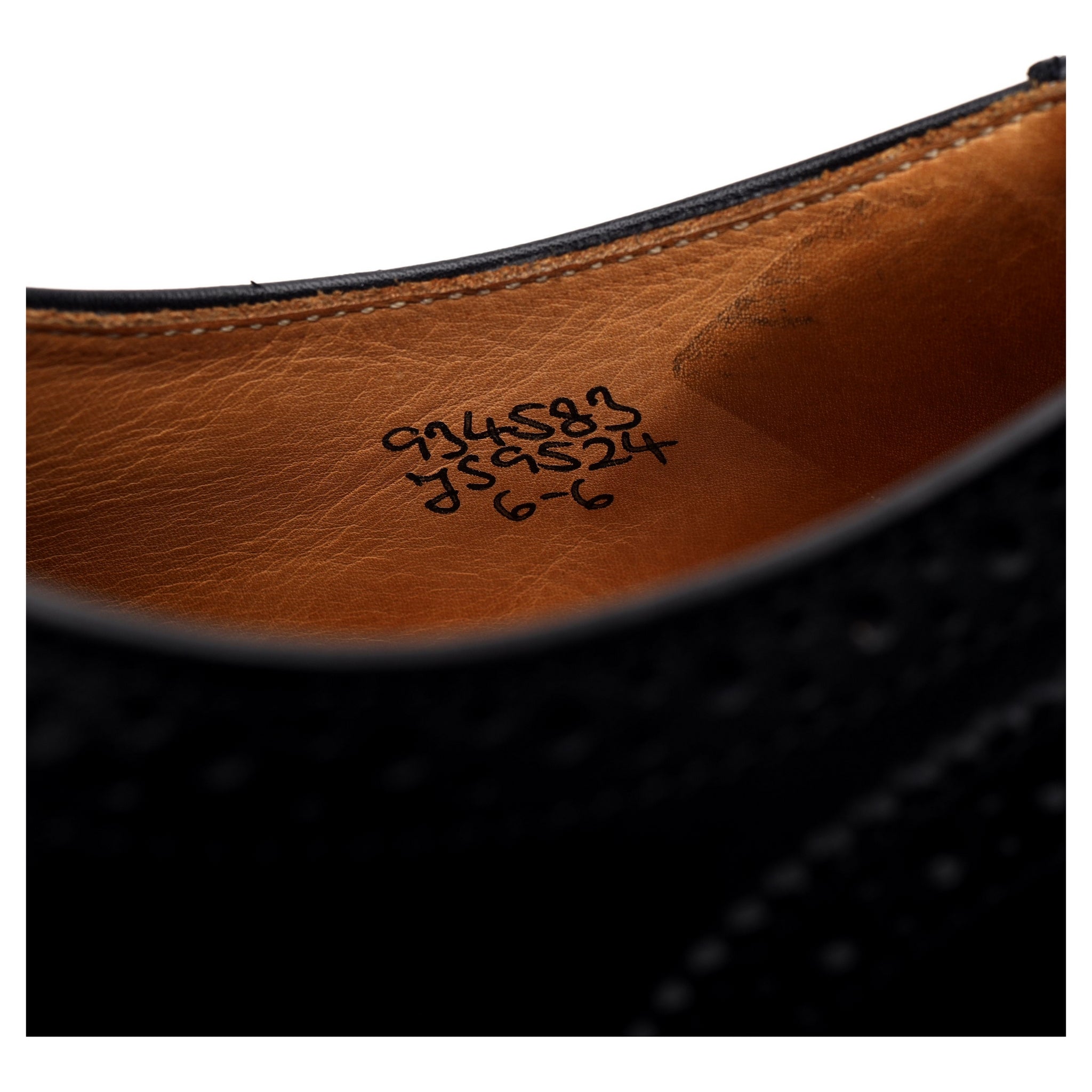 Tricker's Epsom oxford brogues cuir noir UK 6