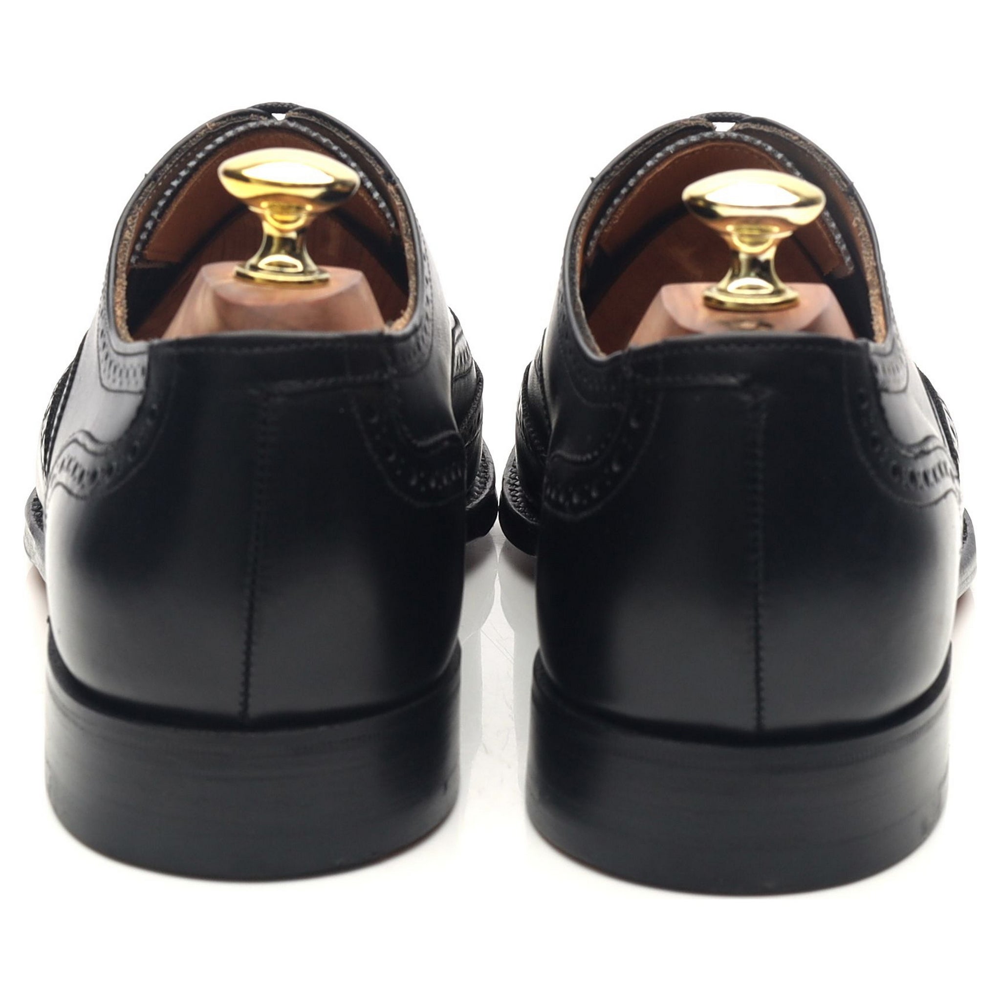 New & Lingwood brogues cuir noir UK 7.5