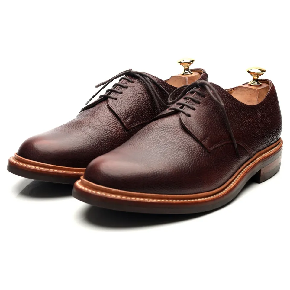 Grenson Lab derby cuir marron foncé UK 9,5 G