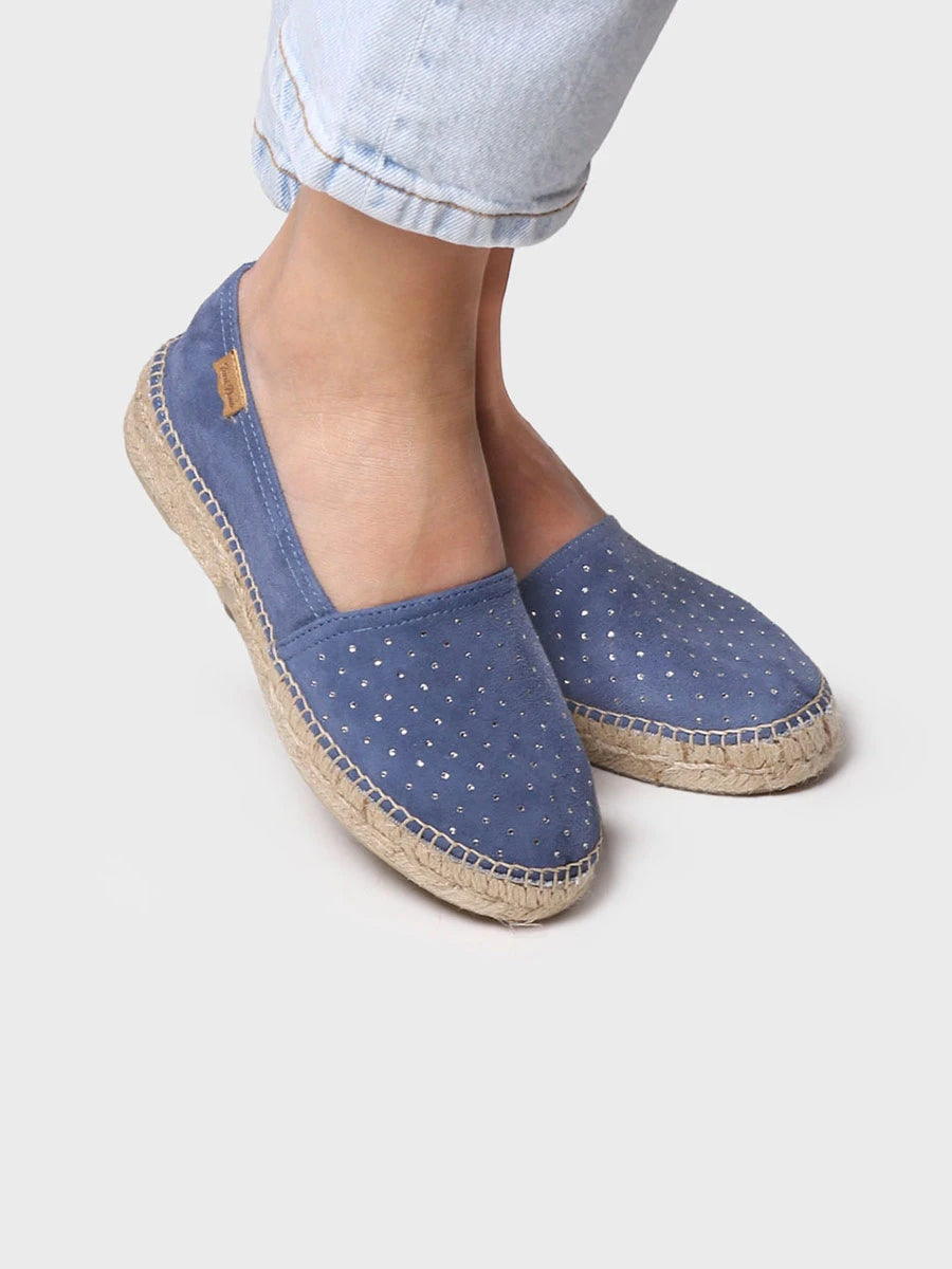 Toni Pons Eddy-ST espadrille daim plat fermé