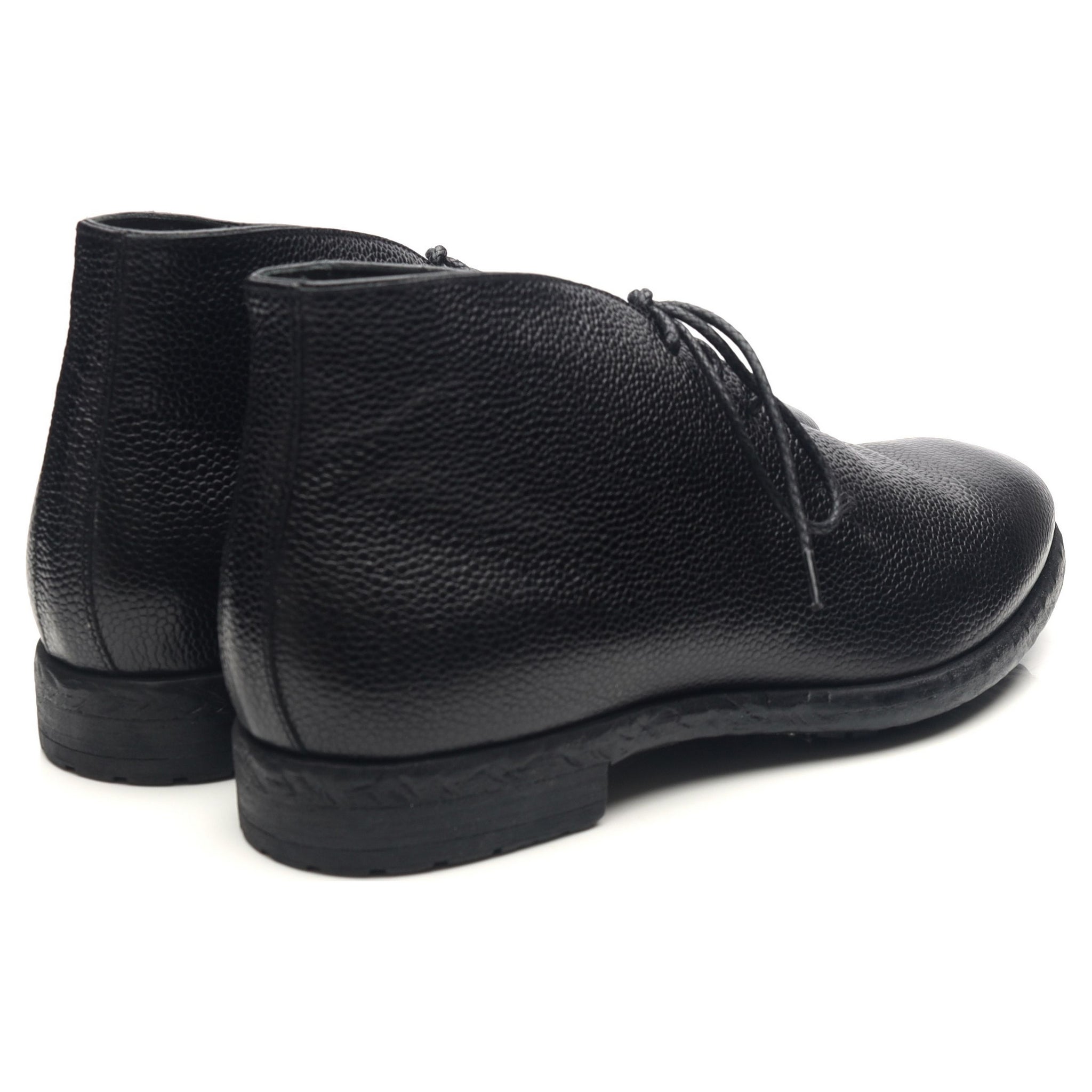 Officine Creative boots chukka cuir grainé noir UK 6