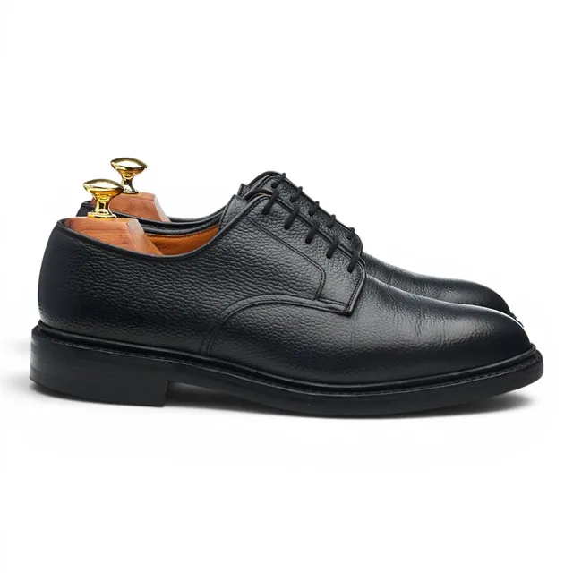 Crockett & Jones Grasmere derby cuir grainé noir UK 7