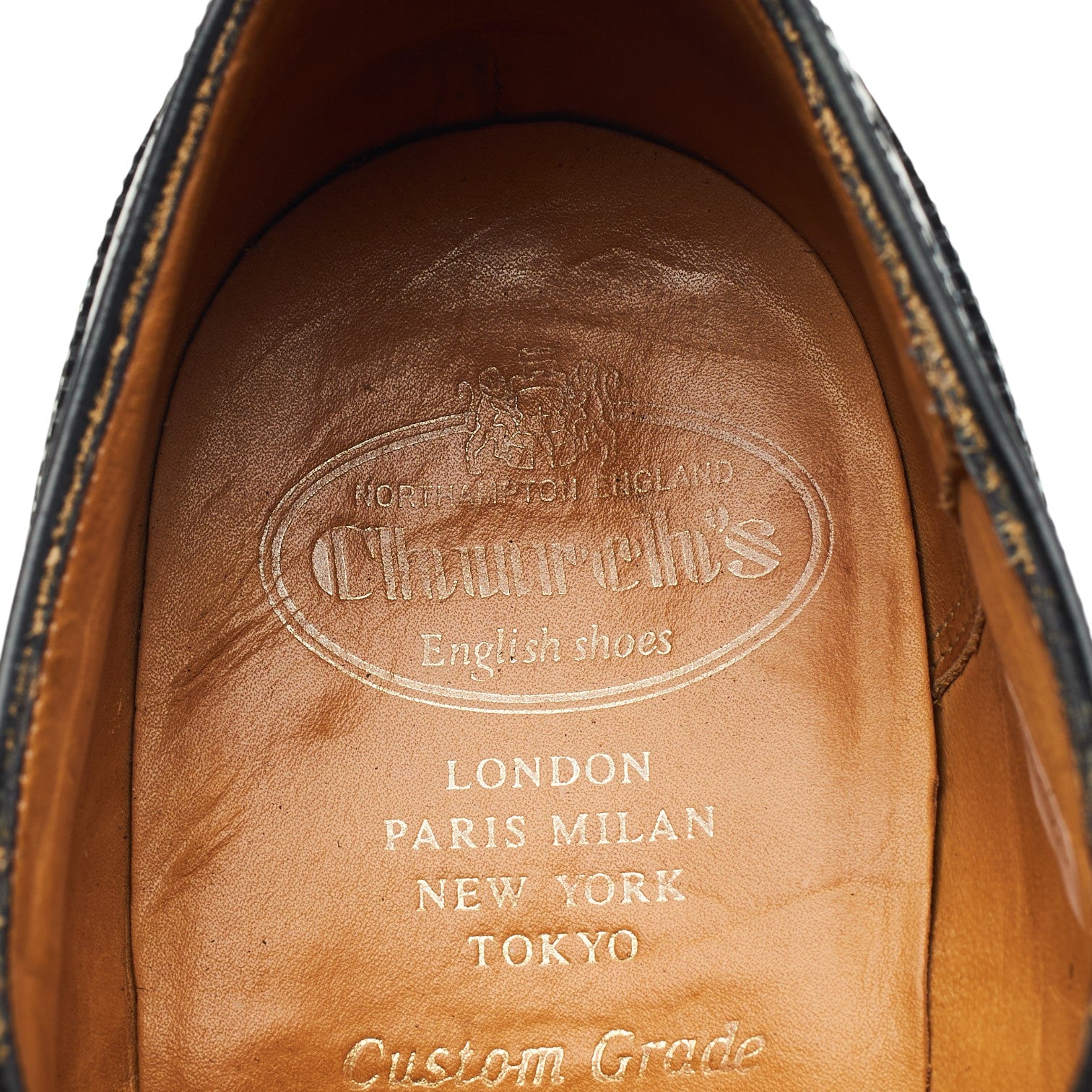 Church’s Chetwynd richelieu cuir noir UK 7.5 G