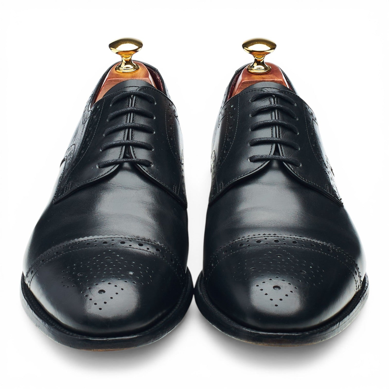 Barker derby brogue cuir noir UK 8.5