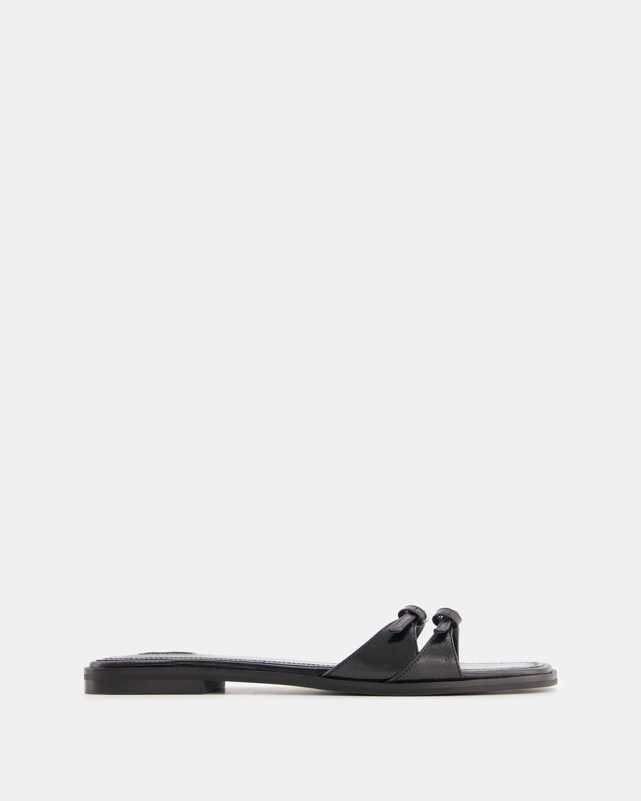 Nodaleto Nodstalgia Buckle 5 sandales noir plat