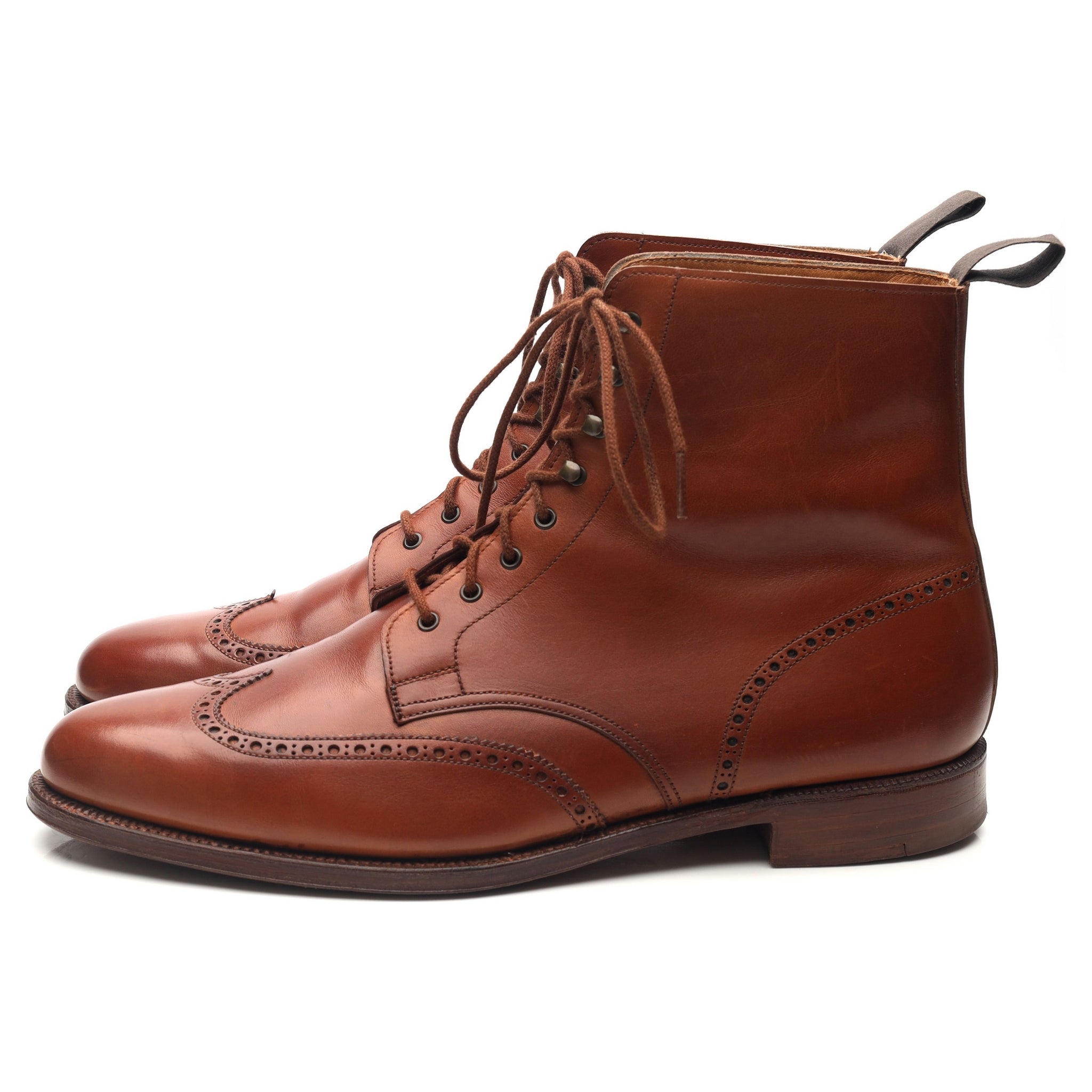 Gordon Scott Cavalry boots cuir marron UK 11