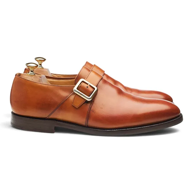Church's Sydney Monk Cuir Marron Clair UK 10