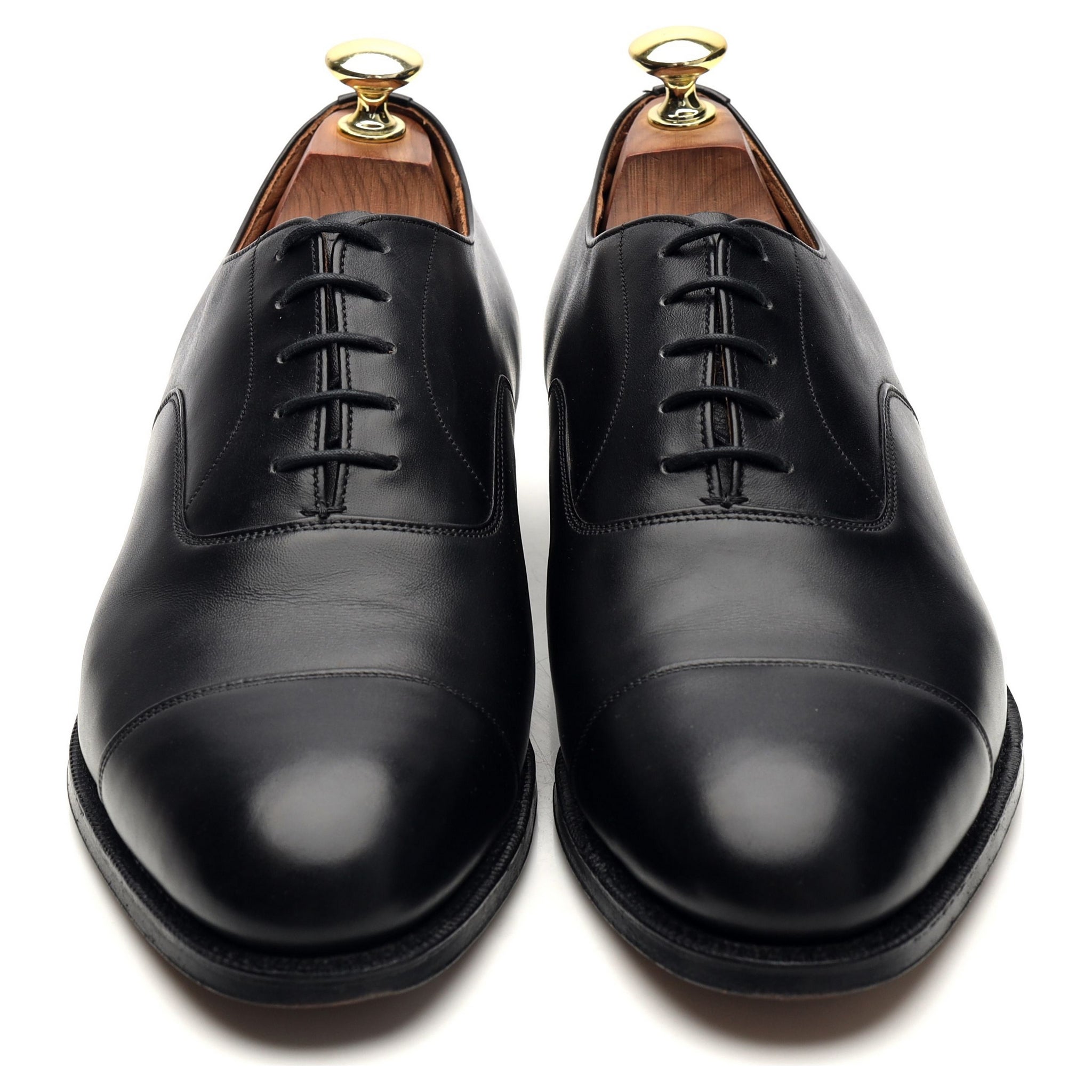 Richelieu Church's bout droit cuir noir pointure UK 7