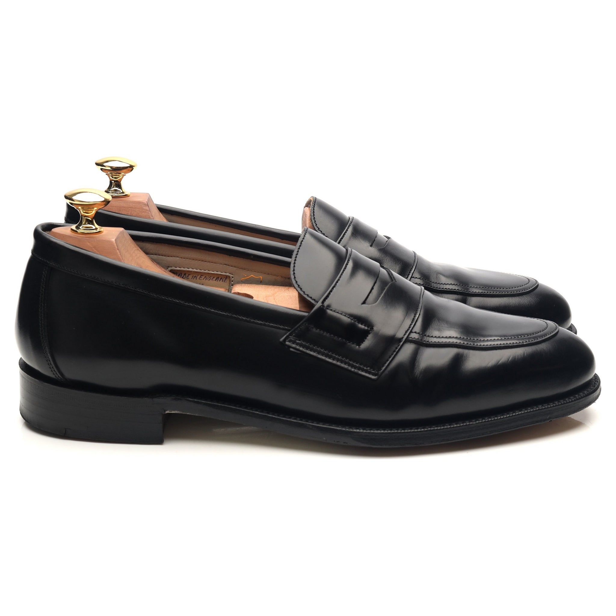 Grenson Bartlett mocassins cuir noir UK 9.5