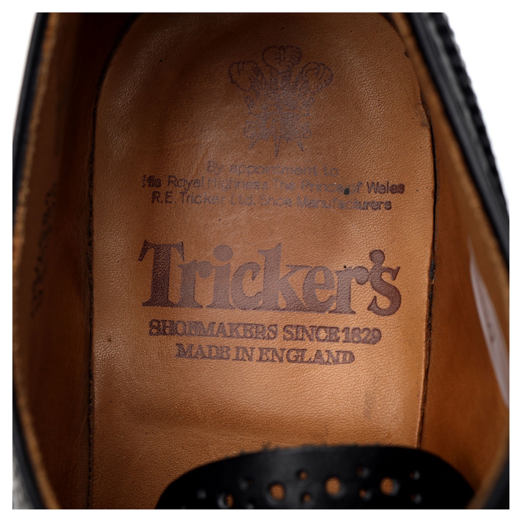 Tricker's Epsom oxford brogues cuir noir UK 6