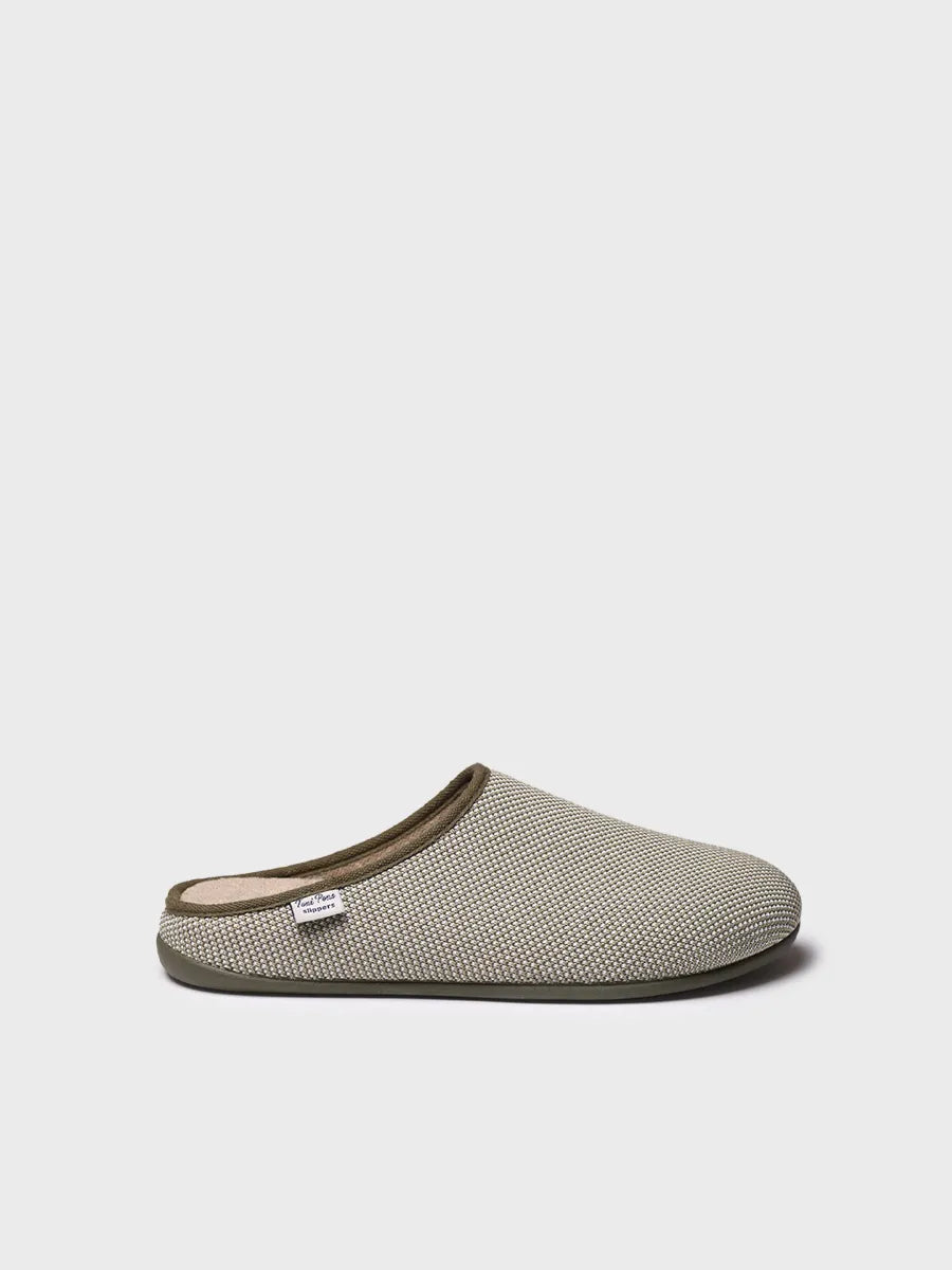 Toni Pons Nash-JO sabot pantoufle homme kaki vegan