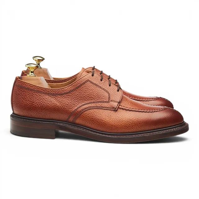 Drake's Newton derby marron grainé cuir pointure UK 7,5