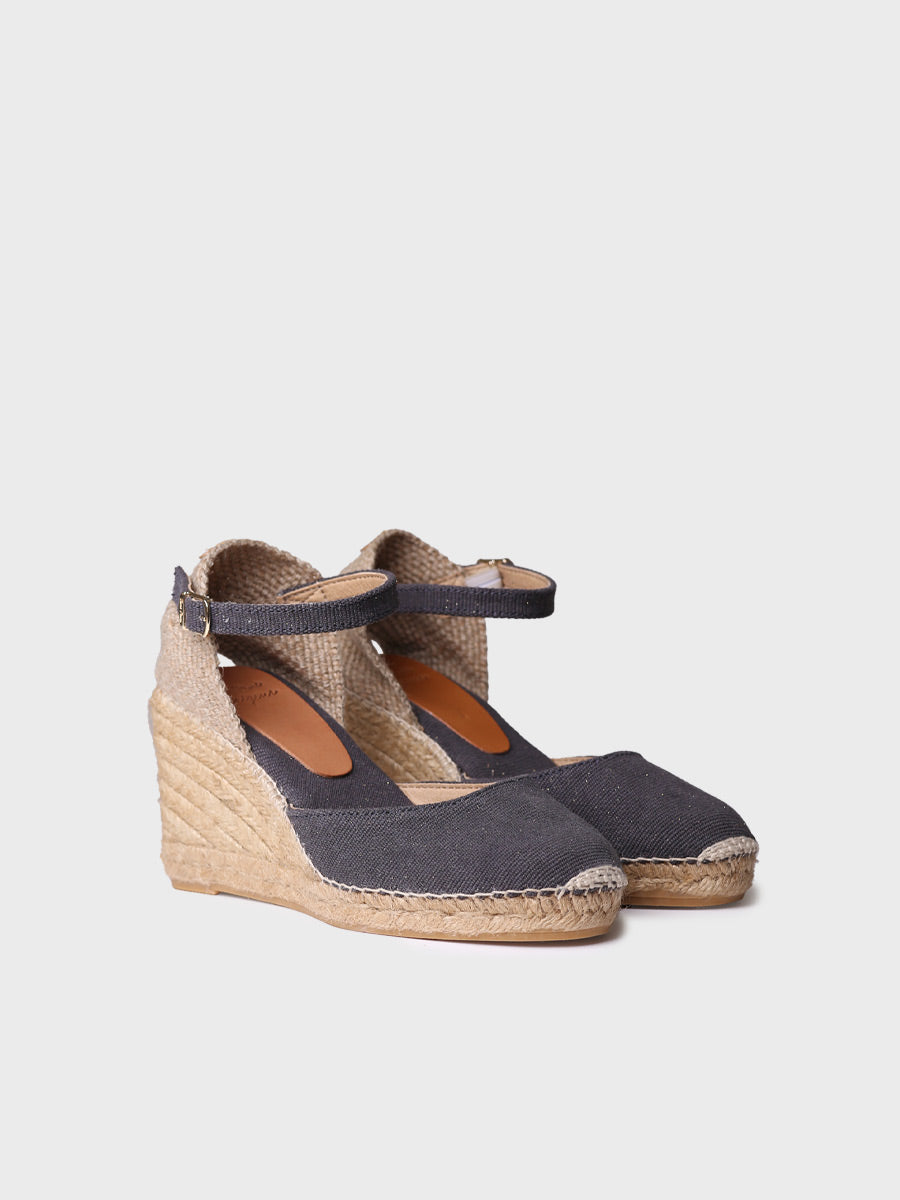 Toni Pons Piper-GY espadrilles compensées lin 9 cm