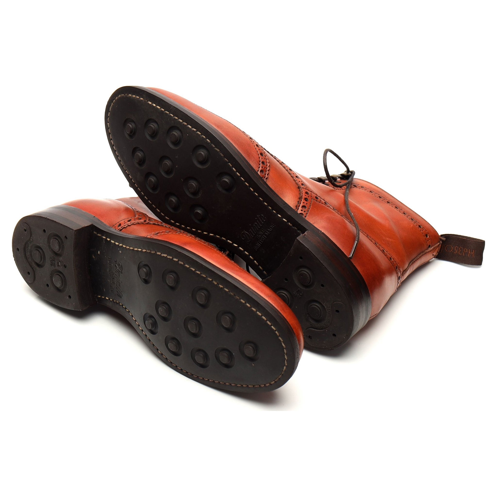 Cheaney bottines cuir marron brogue UK 4
