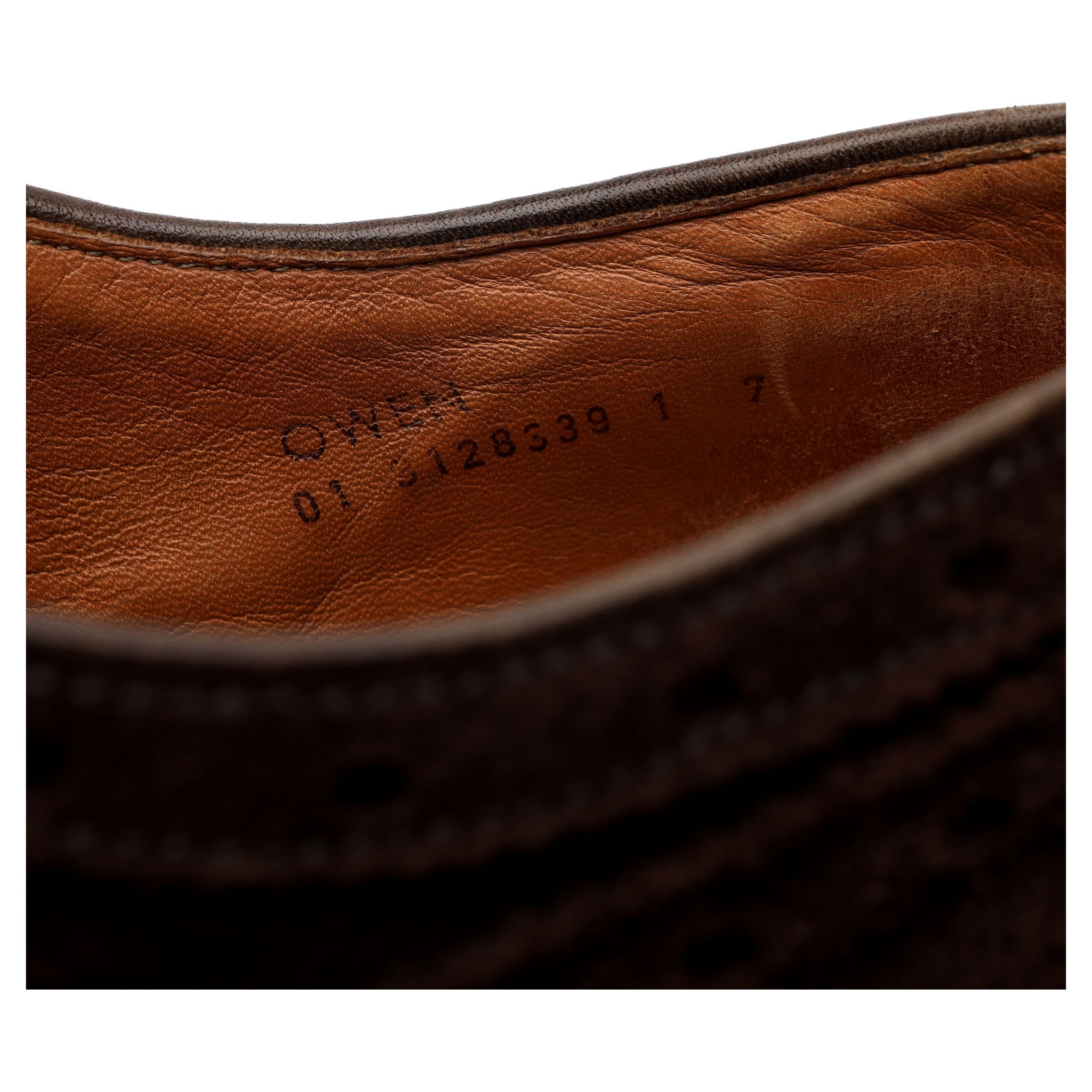 Heschung Owen oxford brogues daim marron pointure 7 UK