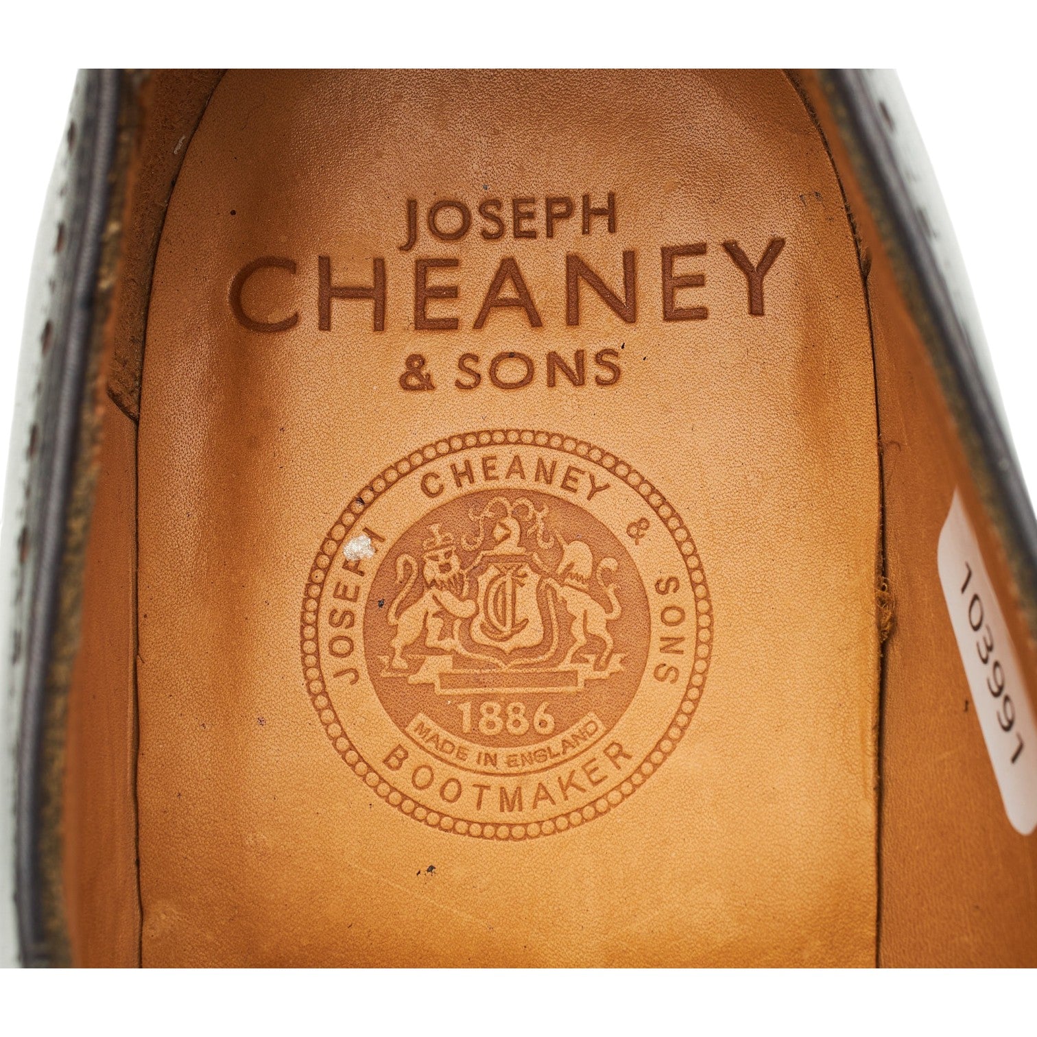 Cheaney Chester mocassins cuir gris UK 6,5