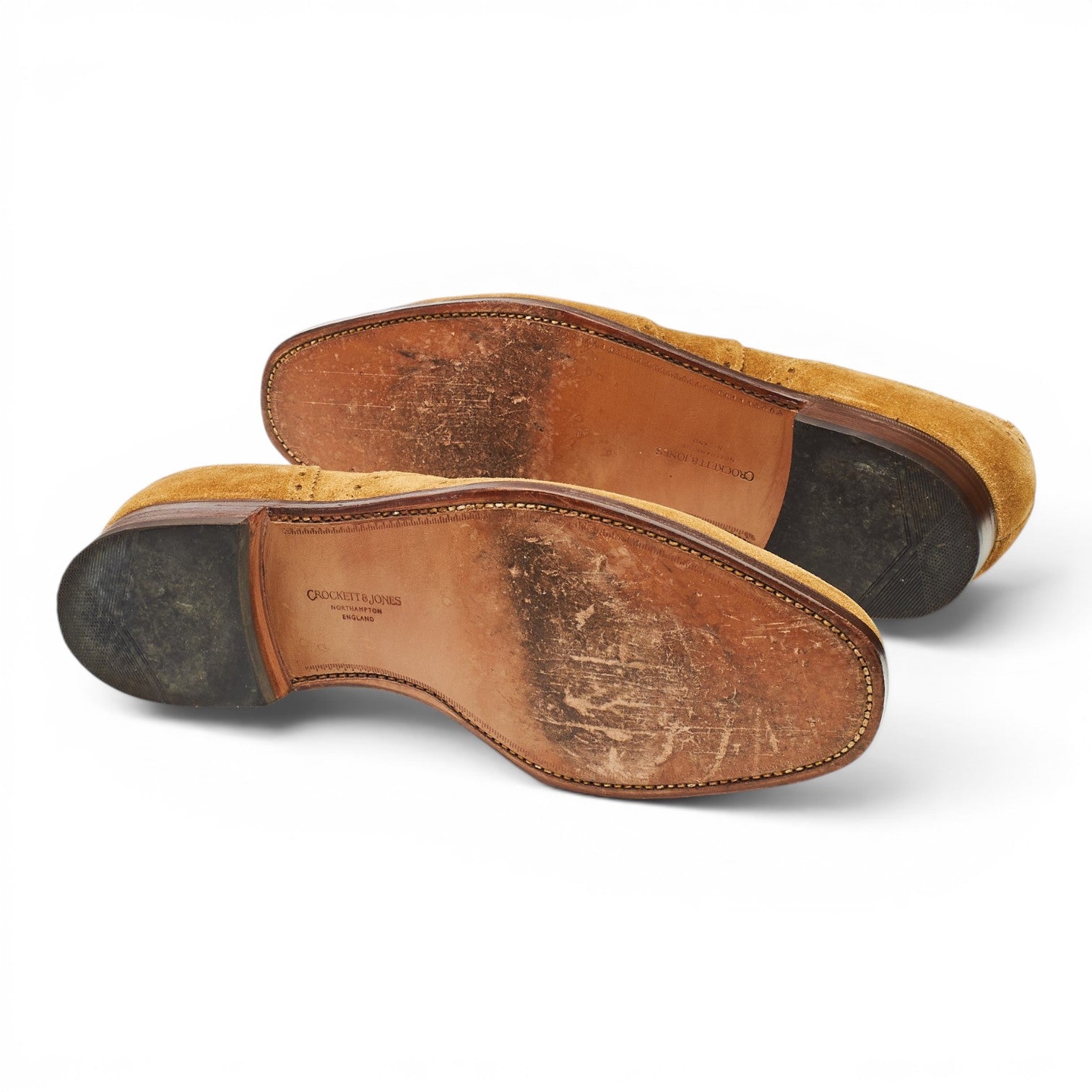 Crockett & Jones Ludgate richelieu daim tabac UK 9