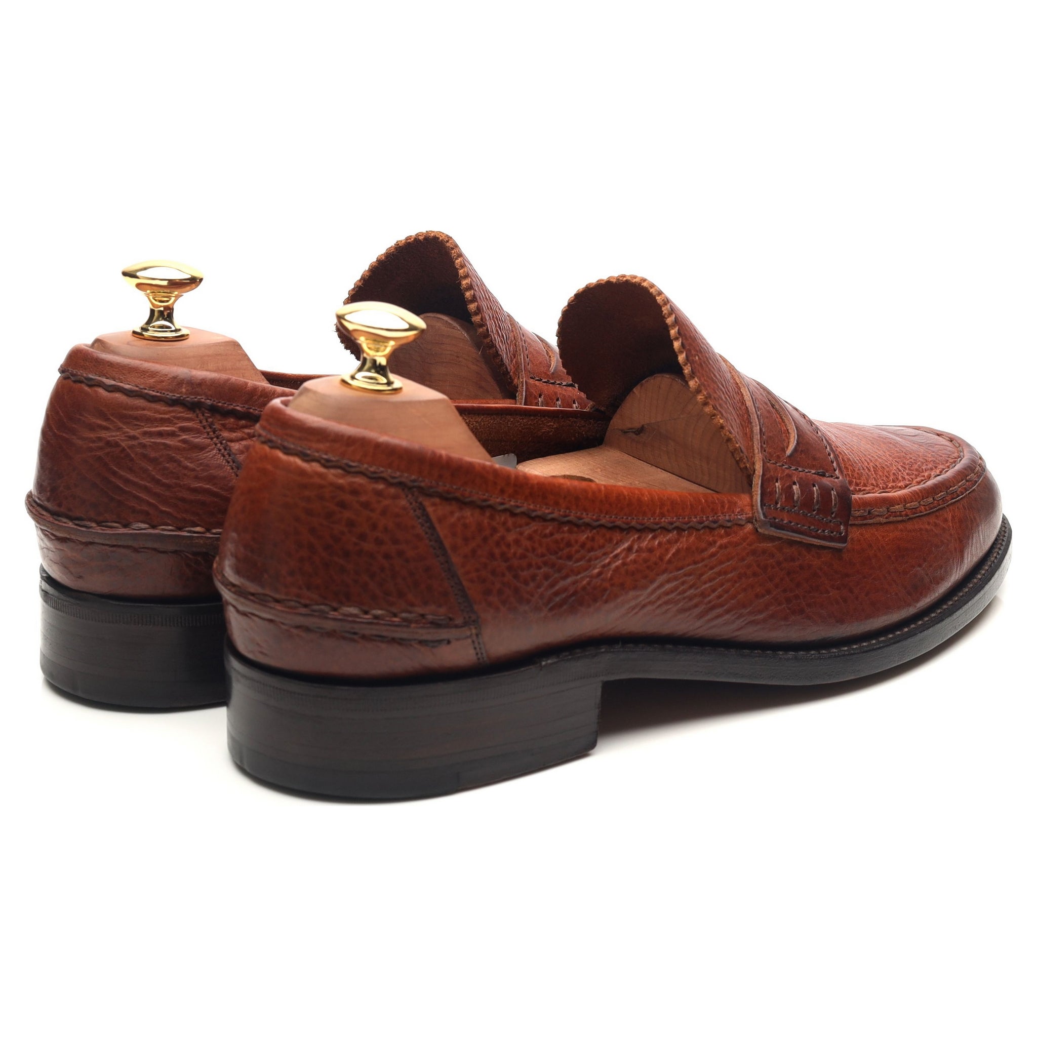 Barker penny mocassin cuir grainé marron UK 9,5 confort