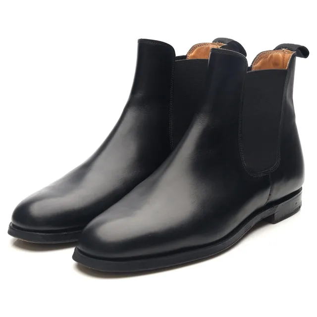 Crockett & Jones Gresham bottines chelsea cuir noir UK 6